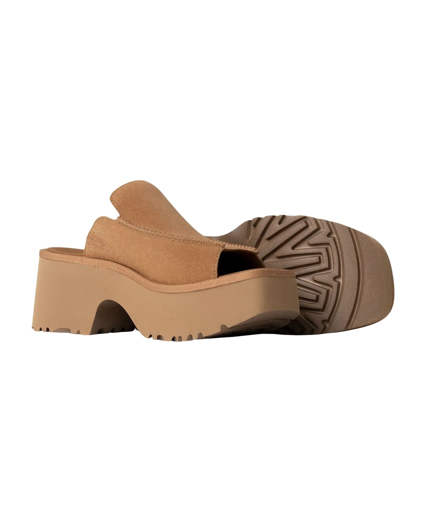 UGG W New Heights Slide - Chestnut