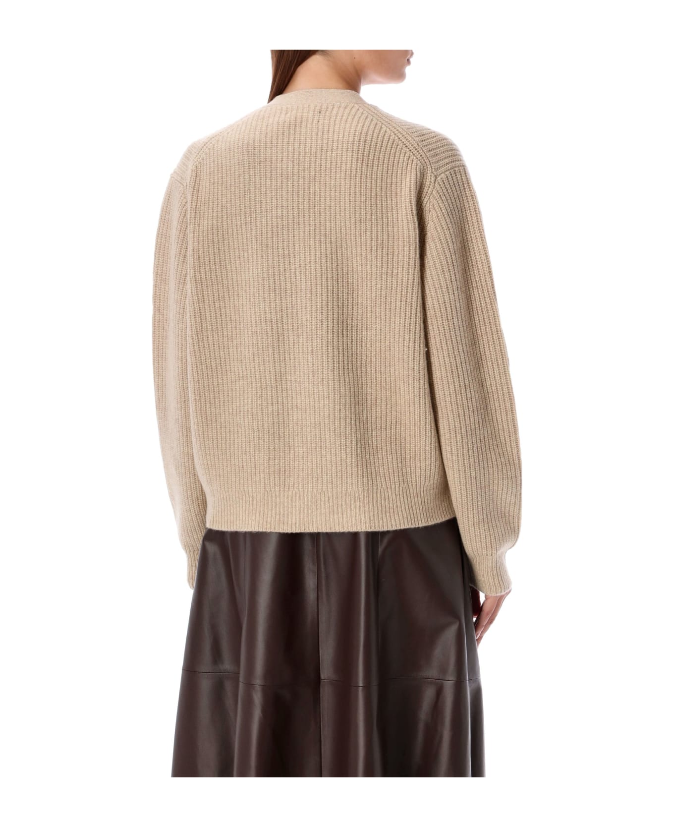 Polo Ralph Lauren V-neck Cardigan - OATMEAL MELANGE