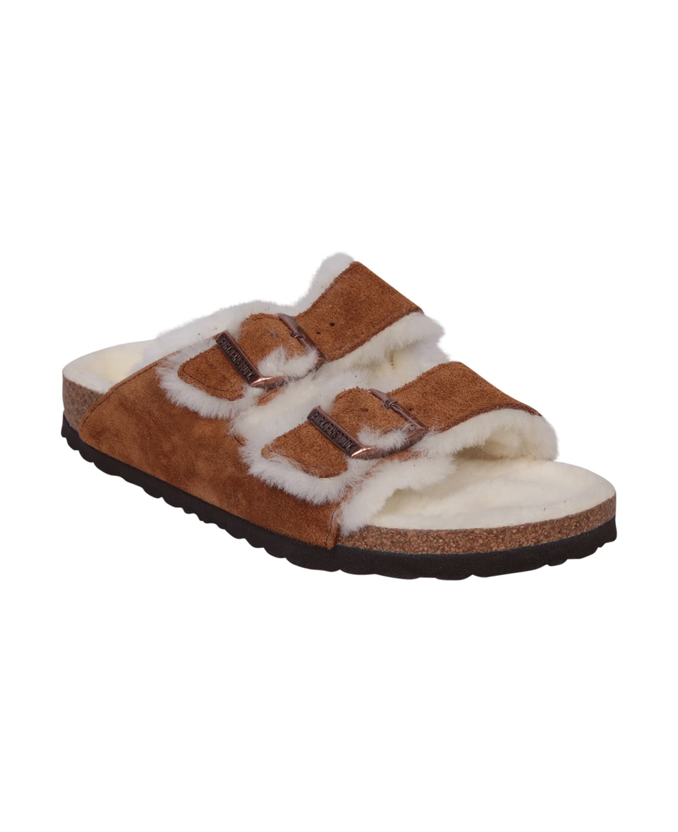 Birkenstock Arizona Mink Fur - Brown