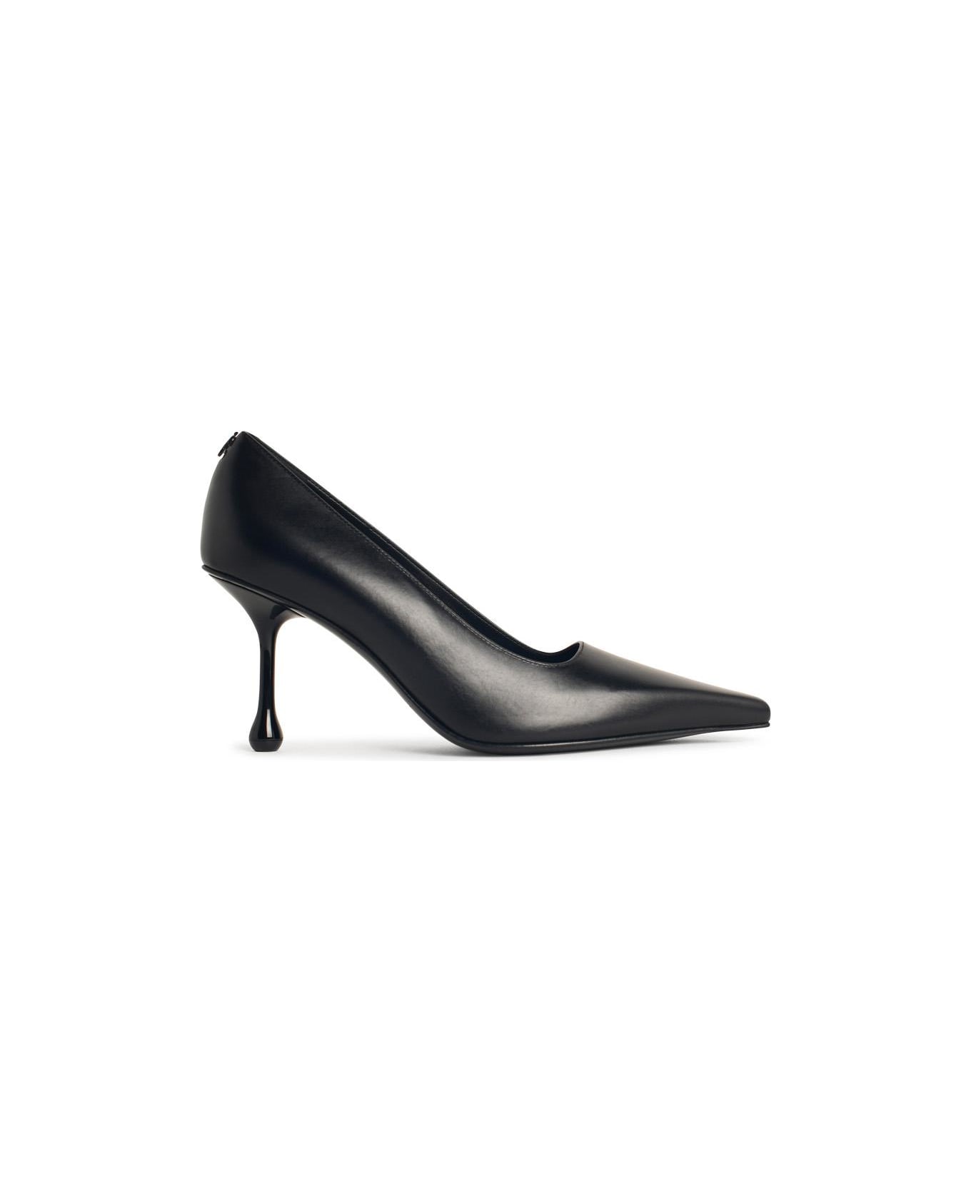 Jimmy Choo 'ixia 80' Black Nappa Leather Pumps - Black