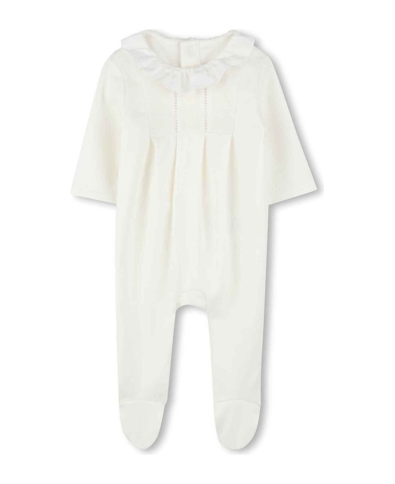 Chloé Tutina Con Ruches - White