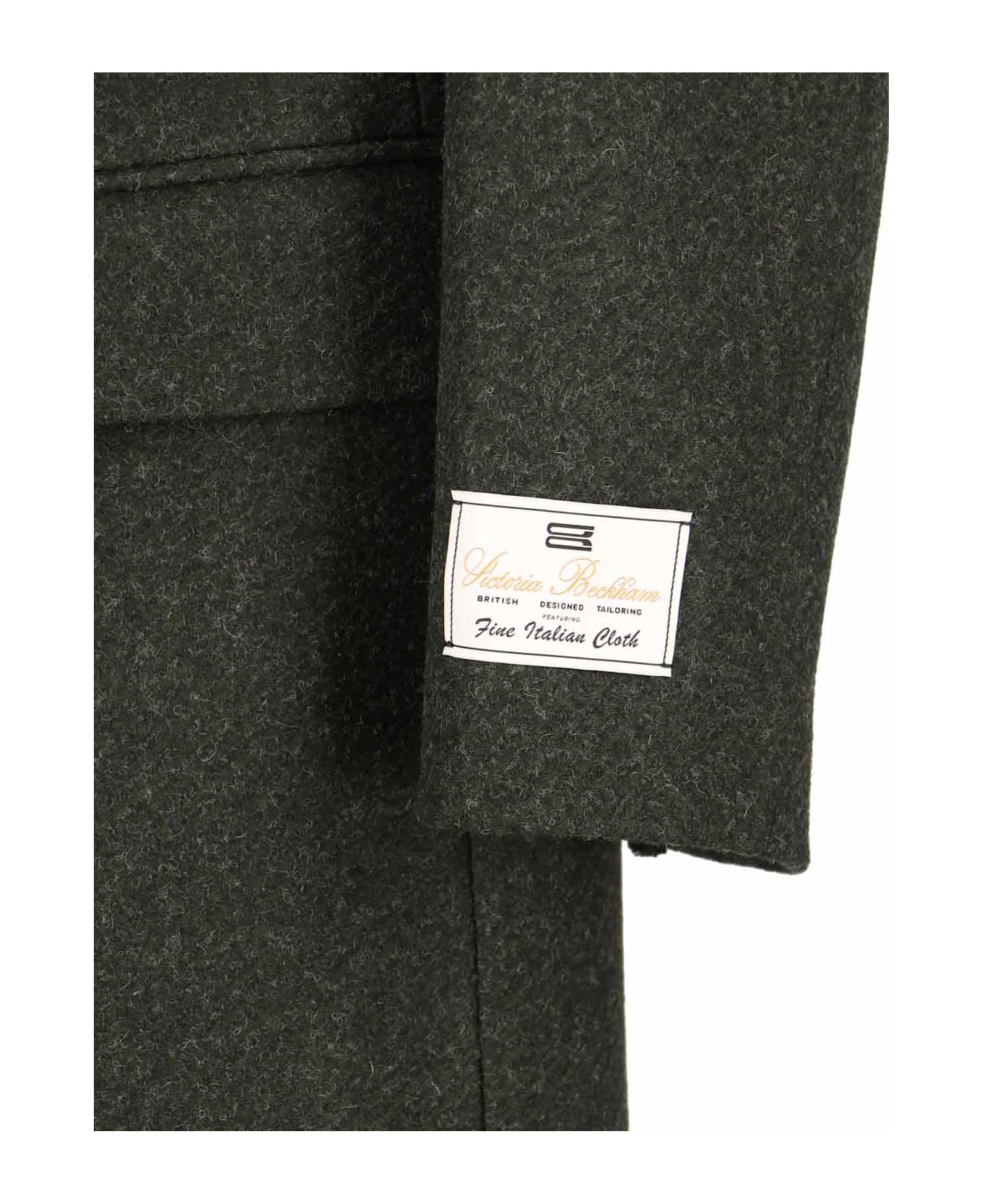 Victoria Beckham Wool Coat - Green