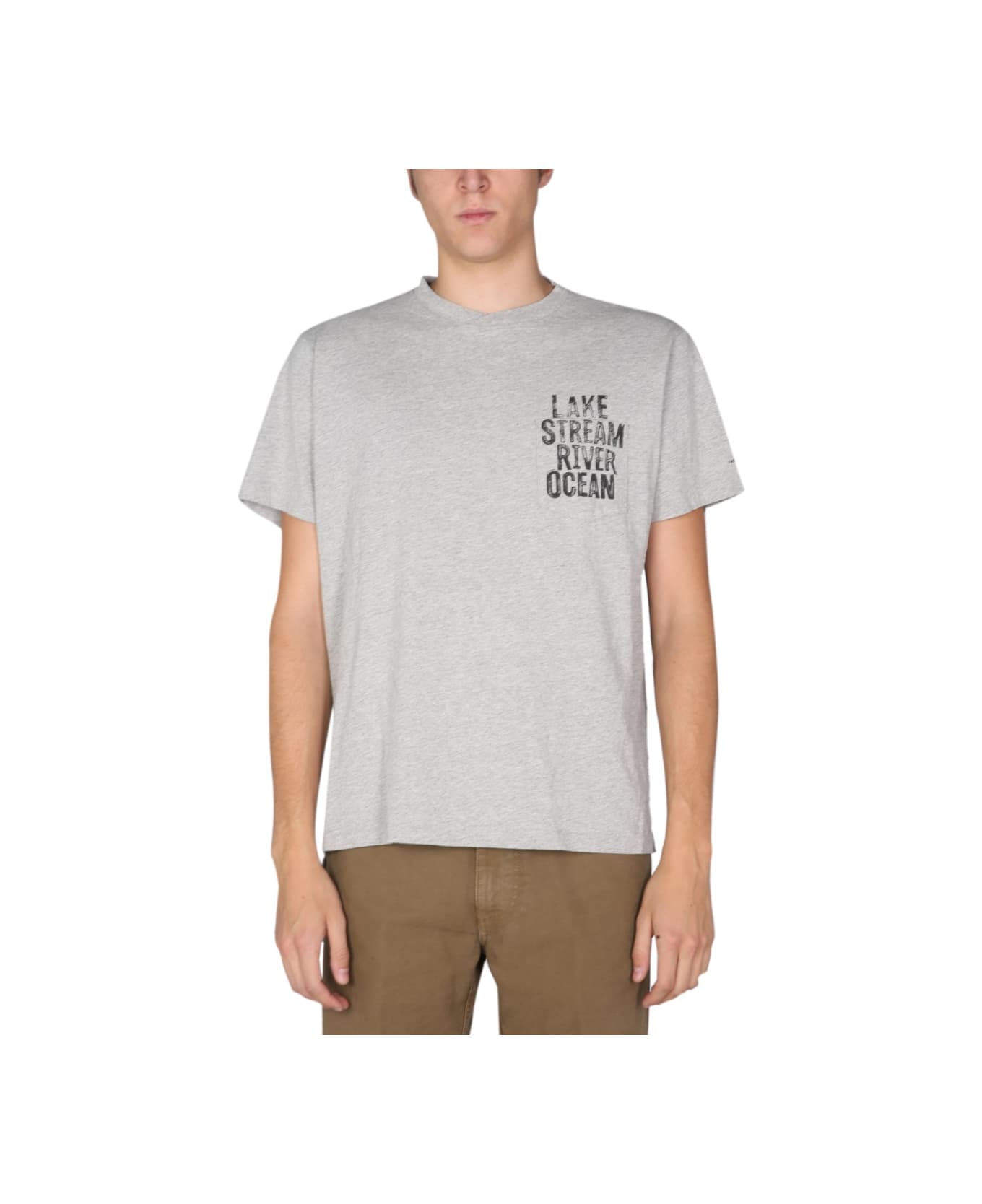 Engineered Garments Printed T-shirt - GREY