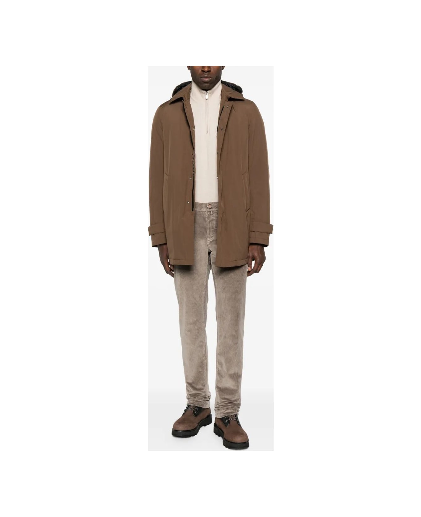 Herno Padded Jacket - MARRONE RAMATO