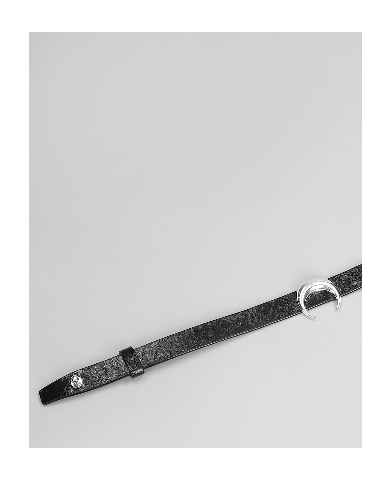 Marine Serre In Black Leather - black
