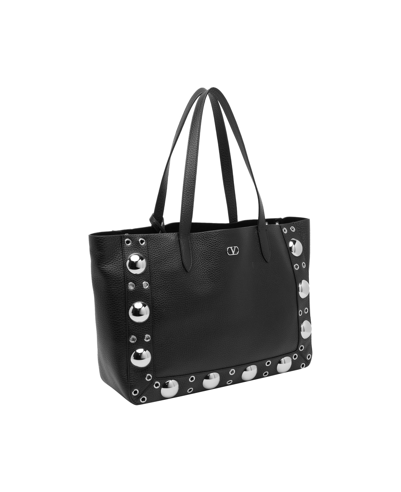 Valentino Garavani Medium Nellcote Shopping Bag - Black