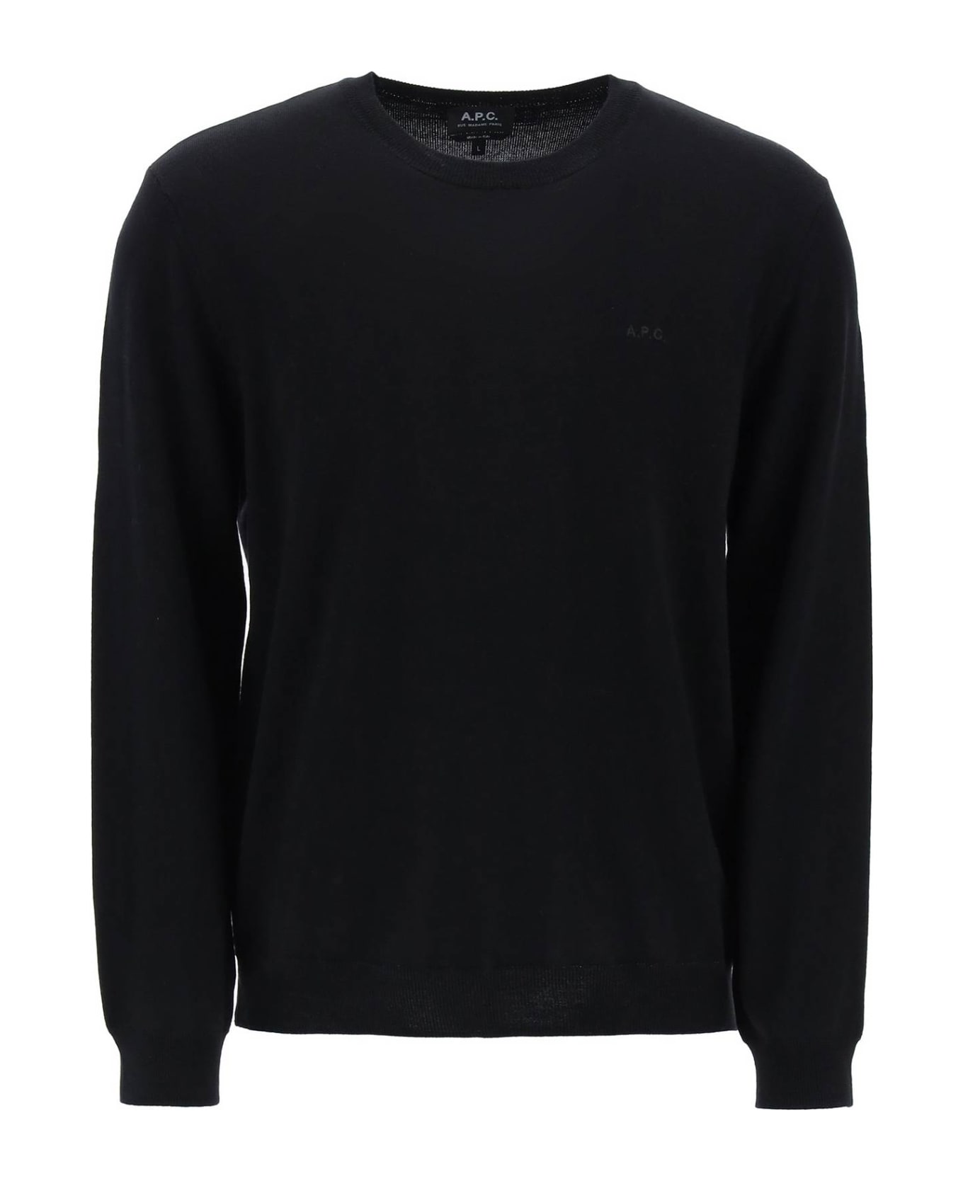 A.P.C. Wool Crewneck Pullover - NOIR (Black)