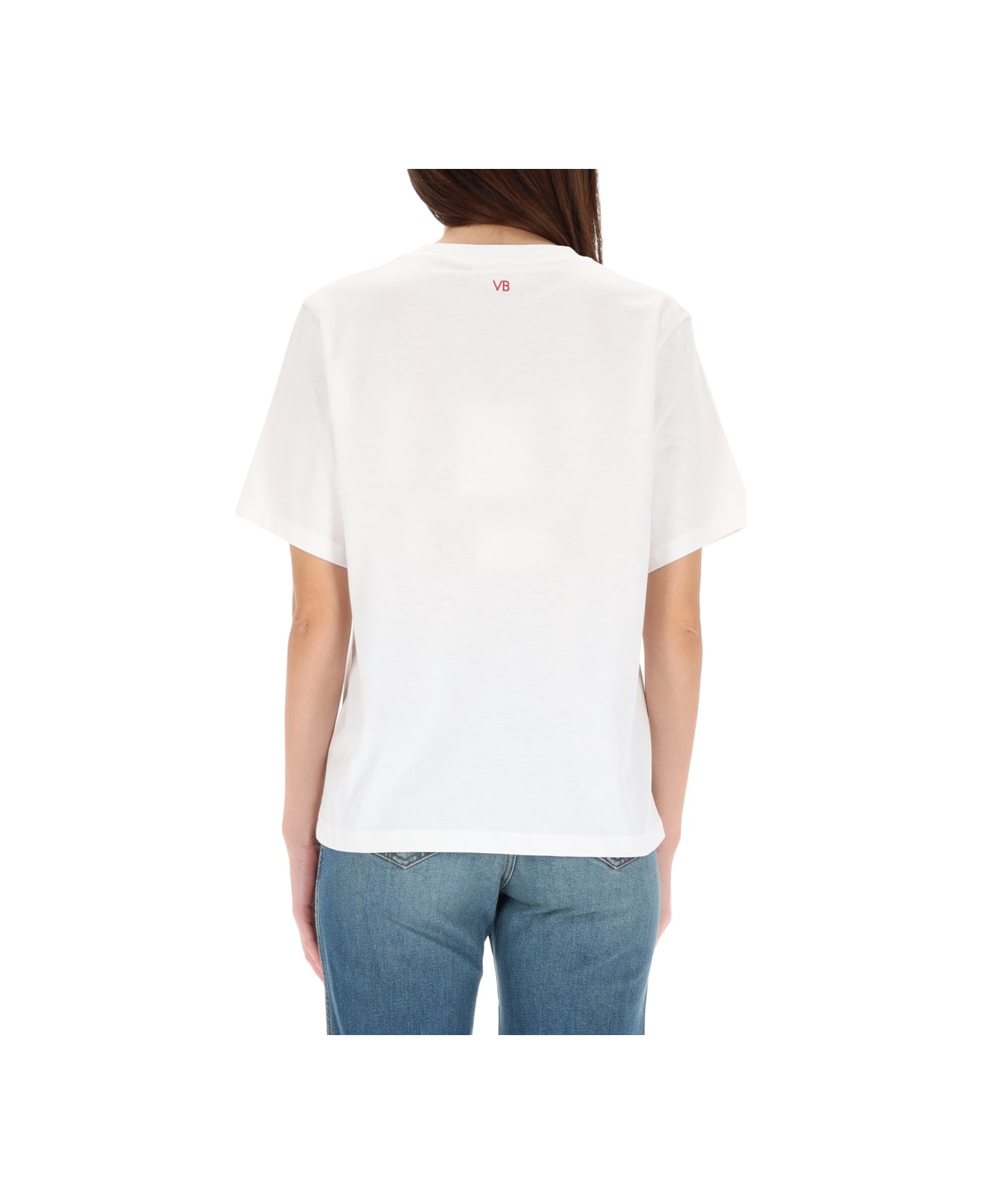 Victoria Beckham Slogan T-shirt - WHITE