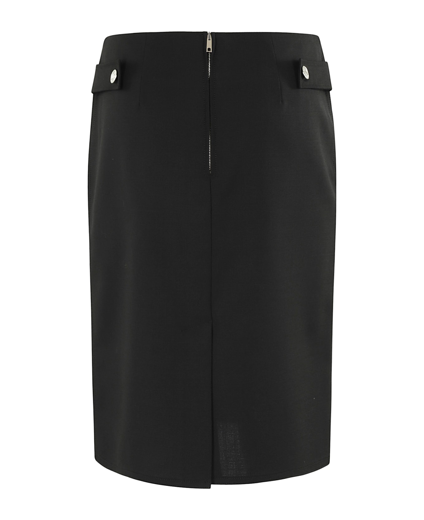 M05CH1N0 Jeans Gonna Misto Lana Tailoring - Nero
