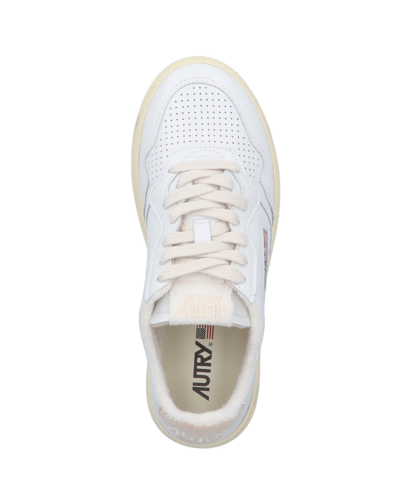 Autry 'medalist' Low-top Sneakers - White
