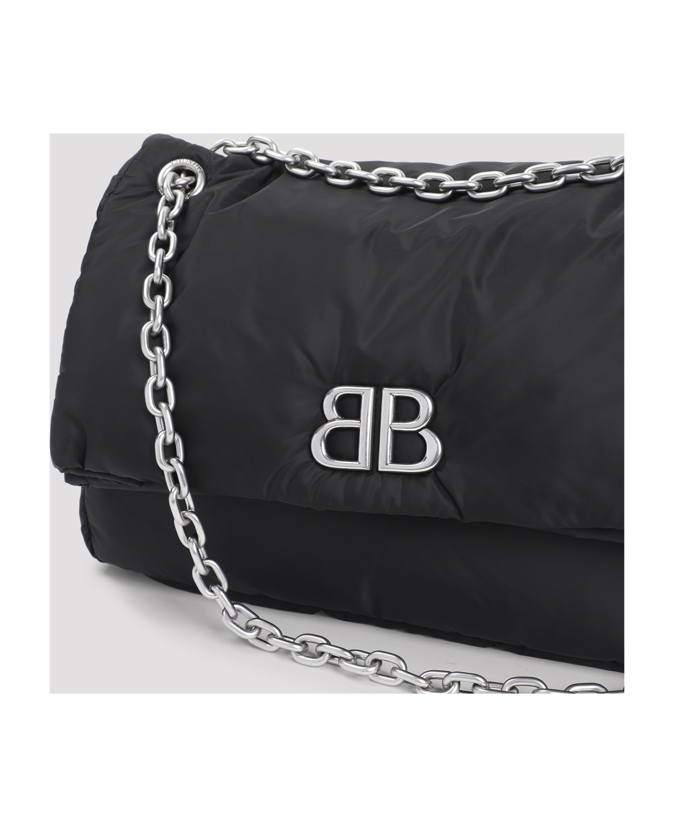 Balenciaga Monaco M Chain Bag - Black