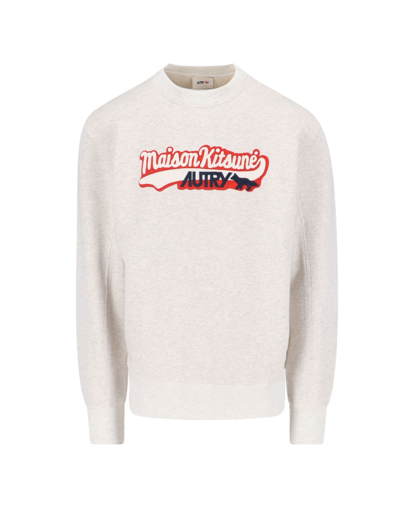 Autry X Maison Kitsunè Logo Sweatshirt - Ivory