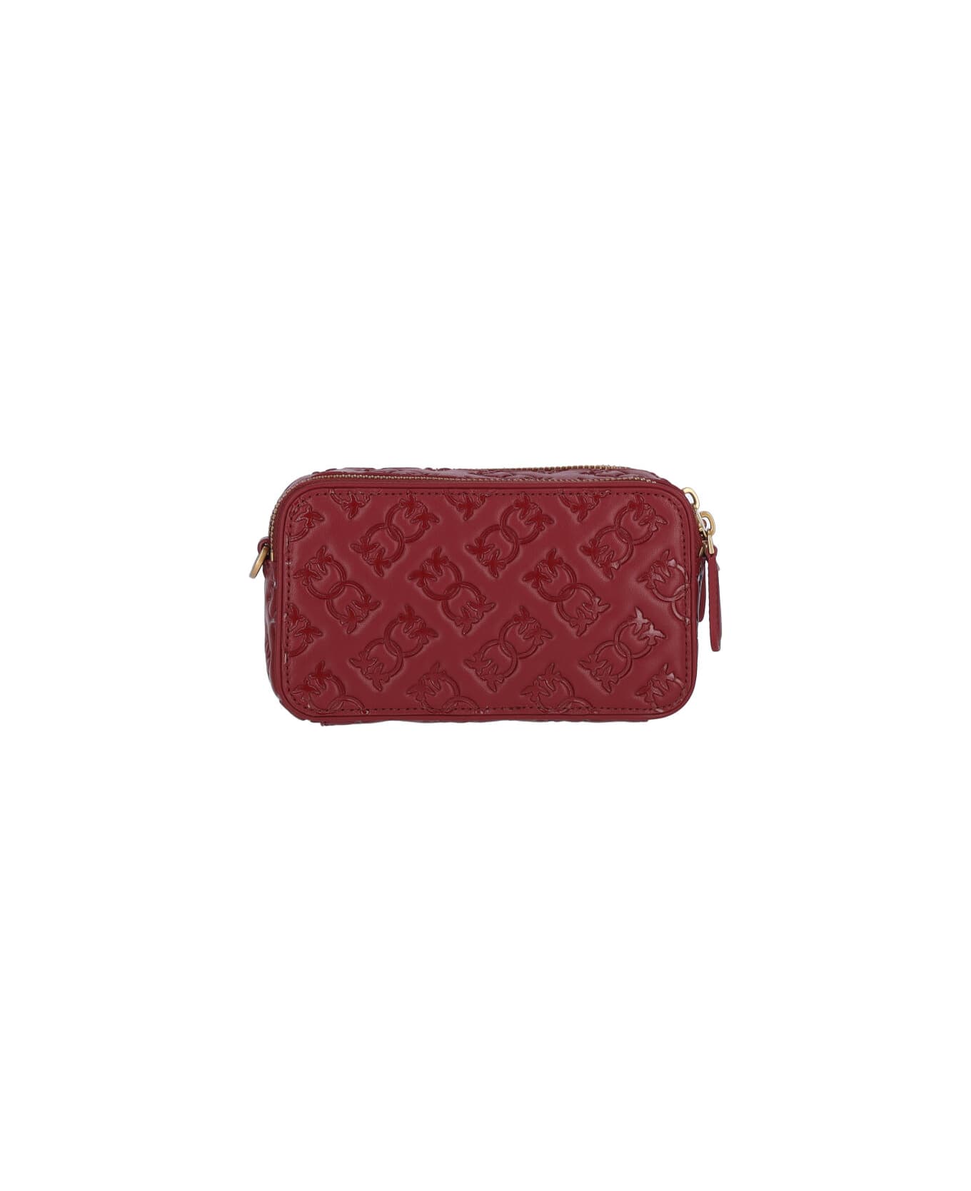 Pinko Logo Shoulder Bag - Red