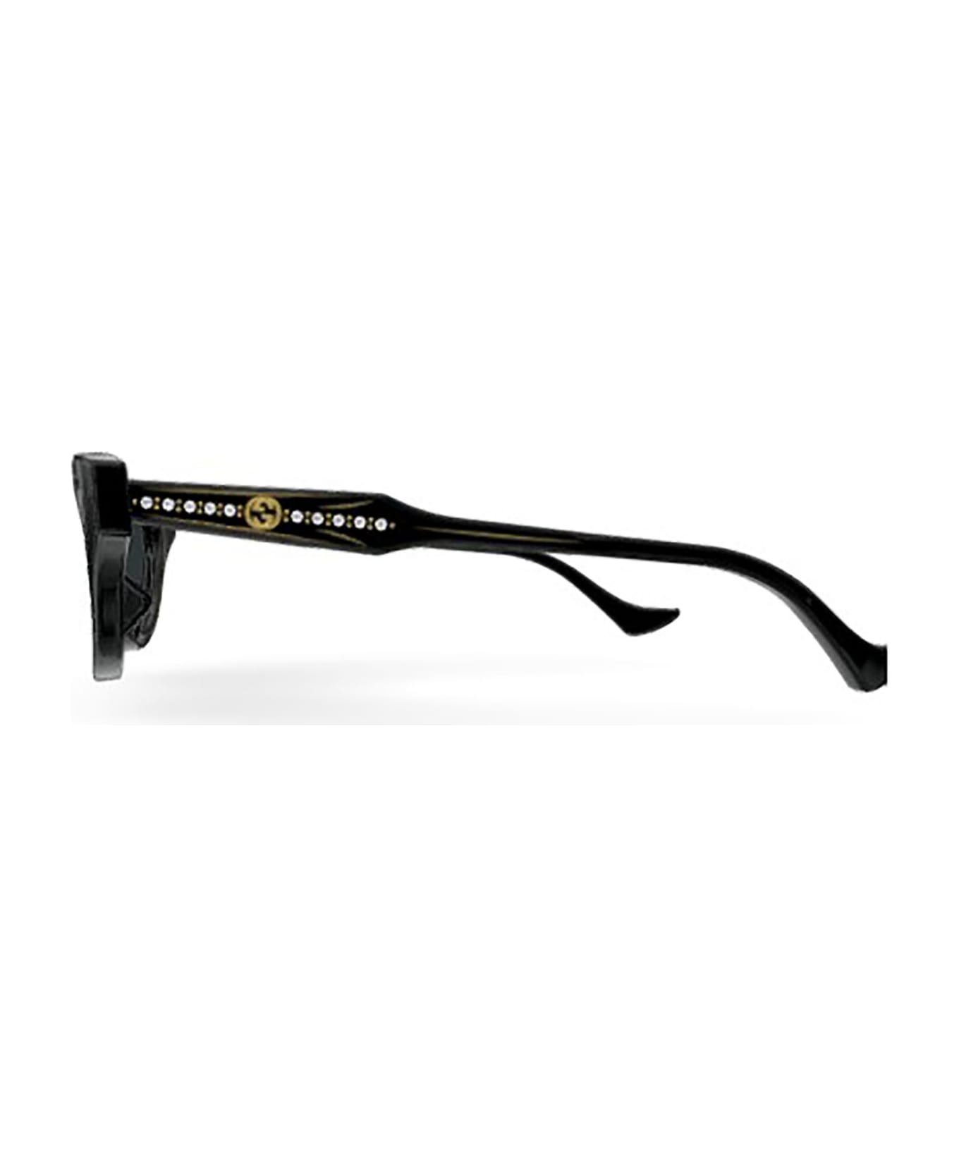 Gucci Eyewear GG1298S Sunglasses - Black Black Grey