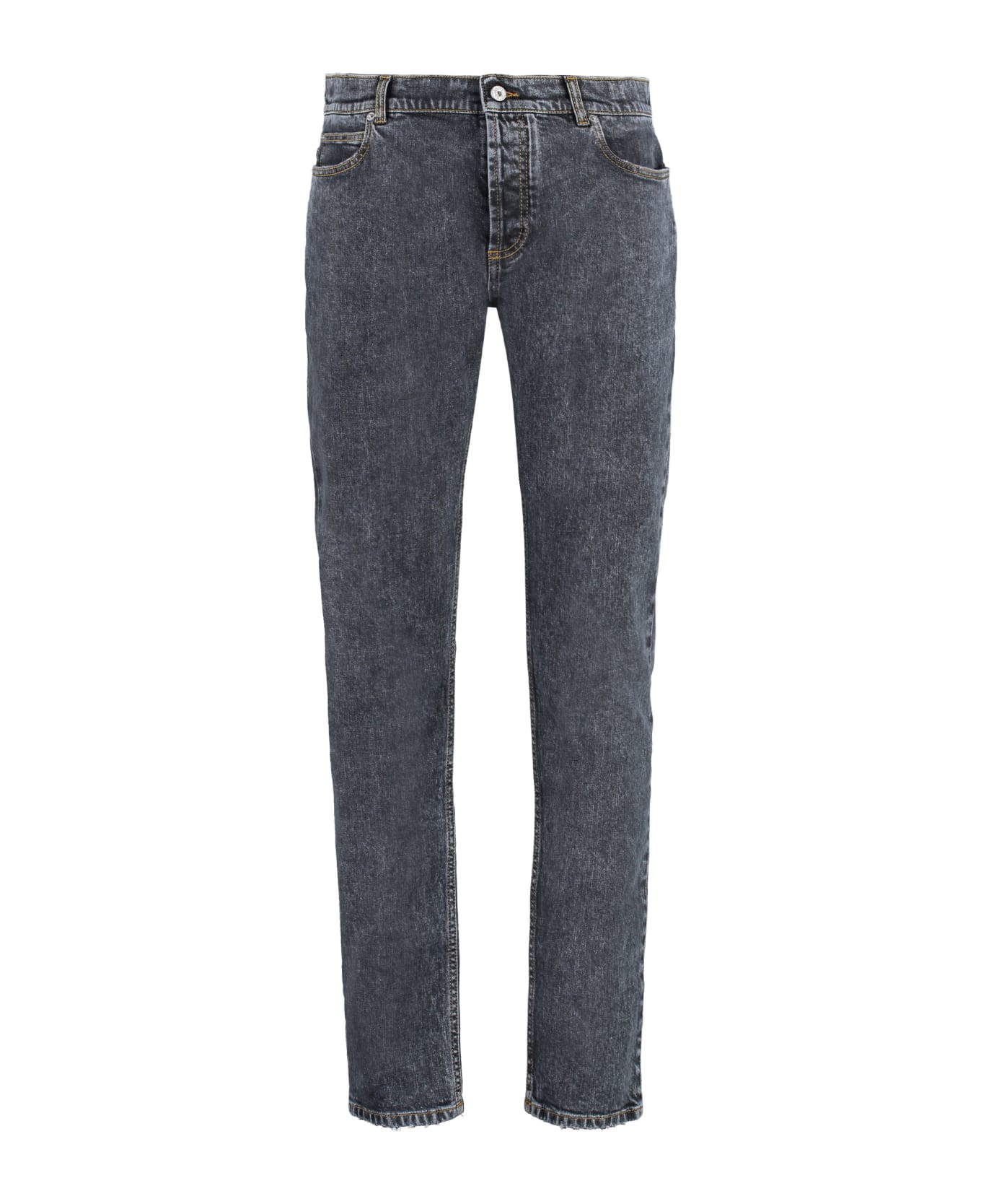 Balmain 5-pocket Slim Fit Jeans - black デニム