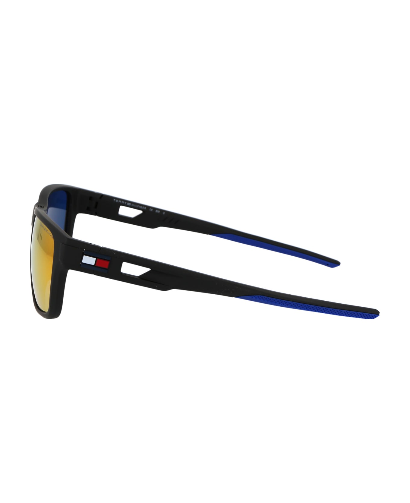 Tommy Hilfiger Th 1952/s Sunglasses - 0VKMI MATTE BLACK BLUE