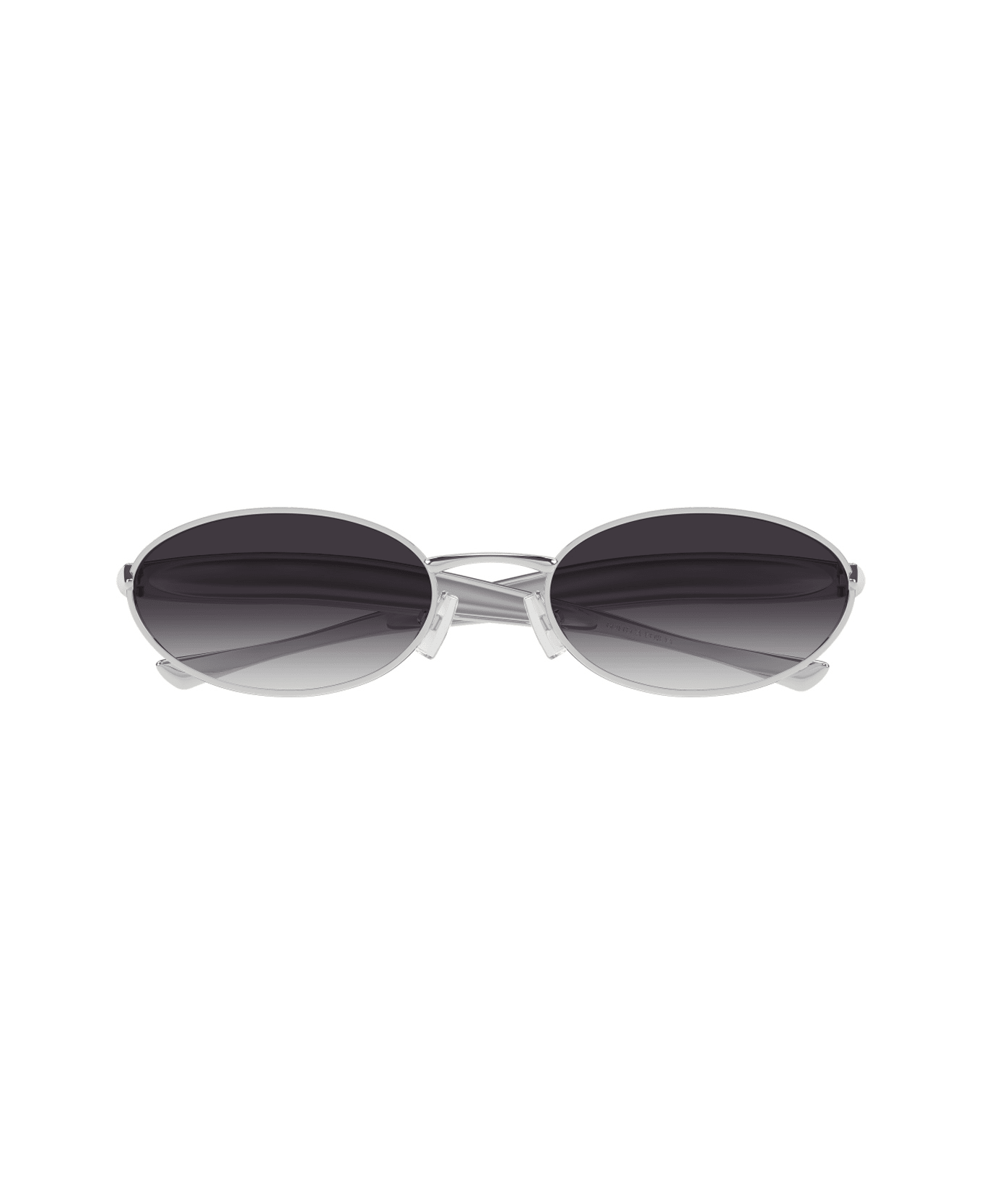 Bottega Veneta Eyewear Bottega Veneta Bv1386s Linea Signature Icons 003 Silver Grey Sunglasses - Argento