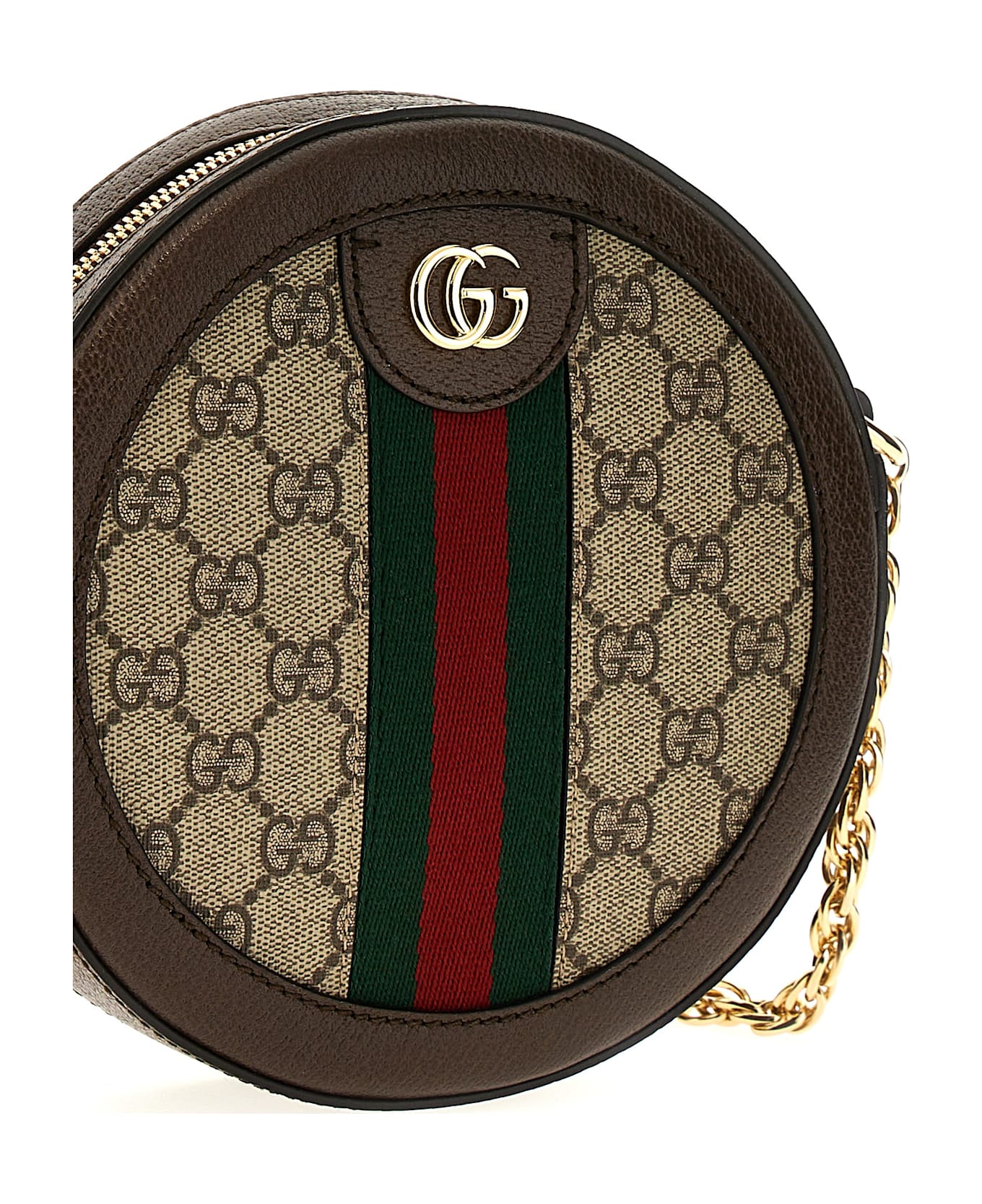 Gucci 'ophidia' Crossbody Bag - Brown