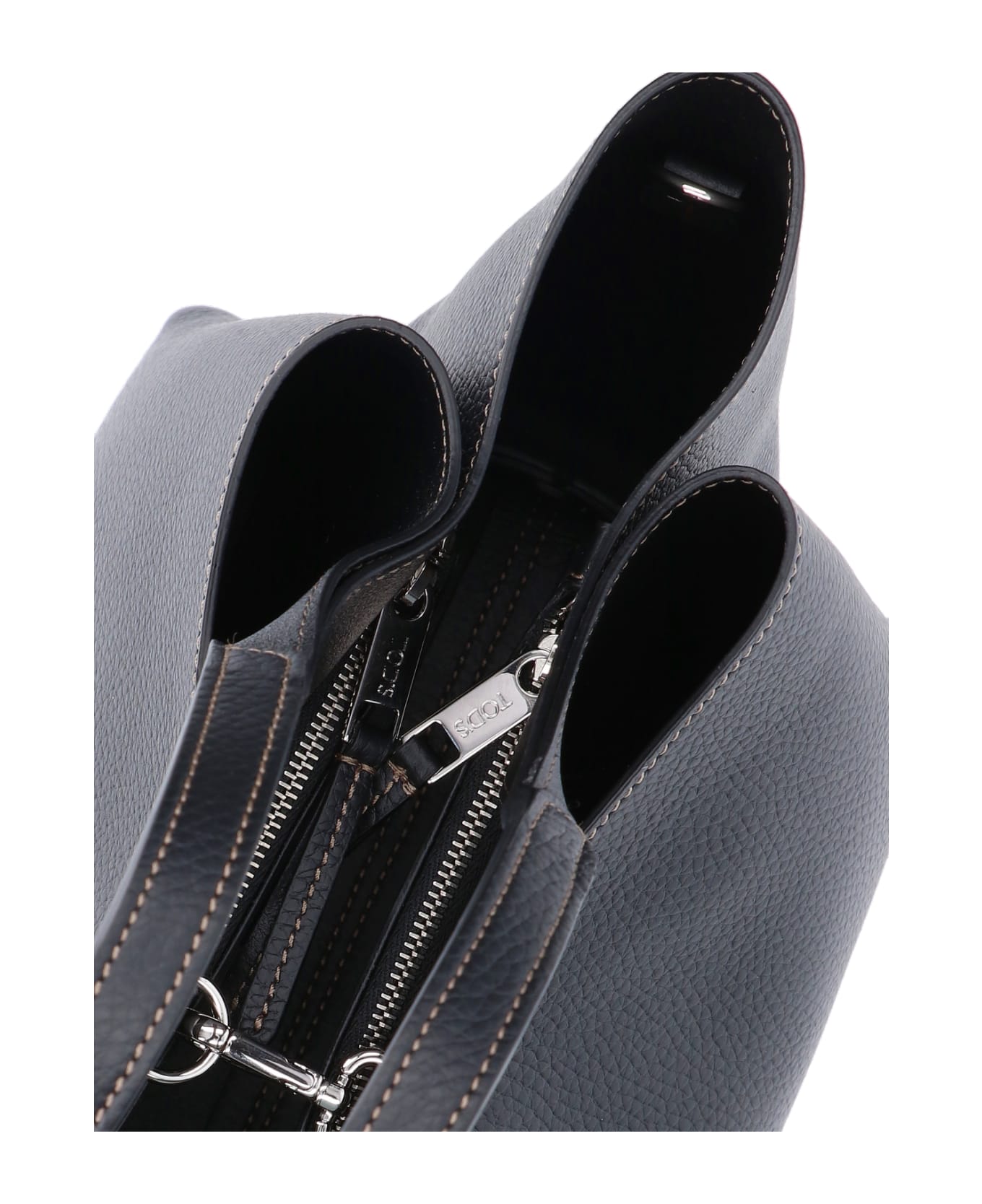 Tod's Mini Leather Tote Bag - Black トートバッグ