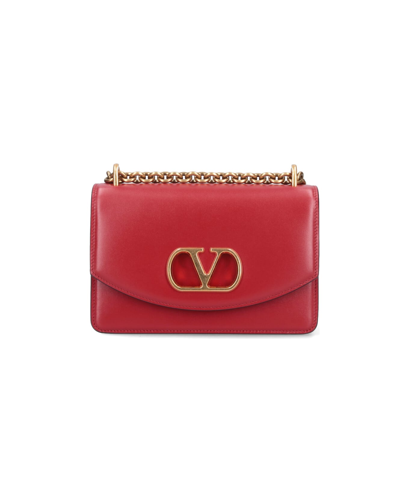 Valentino Garavani 
vain
 Small Shoulder Bag - Red