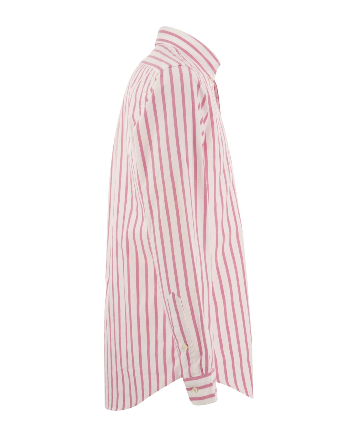 Polo Ralph Lauren Button-down Striped Shirt - Pink