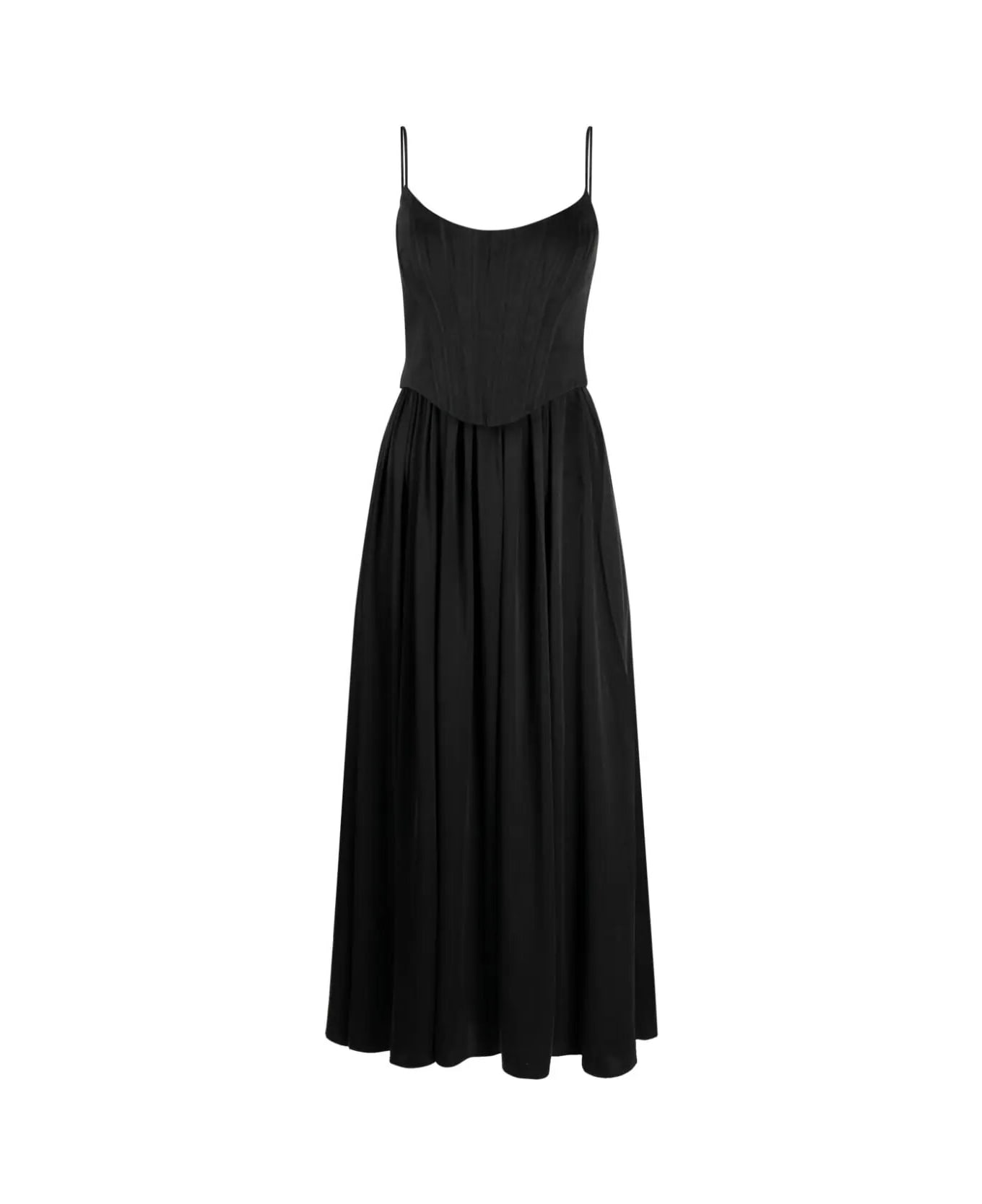 Zimmermann Silk Corset Dress - Blk Black
