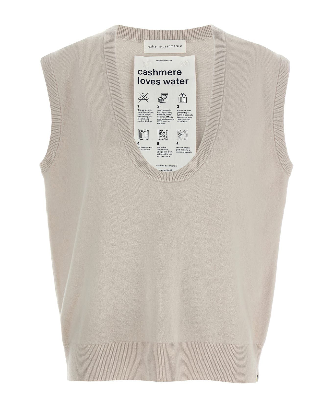 Extreme Cashmere 
n.423 Lord
 Vest - Beige