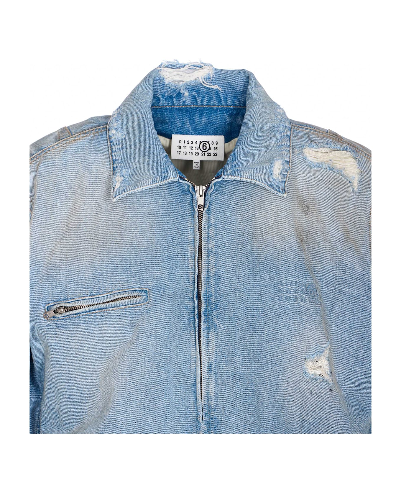 MM6 Maison Margiela Denim Jacket - Blue