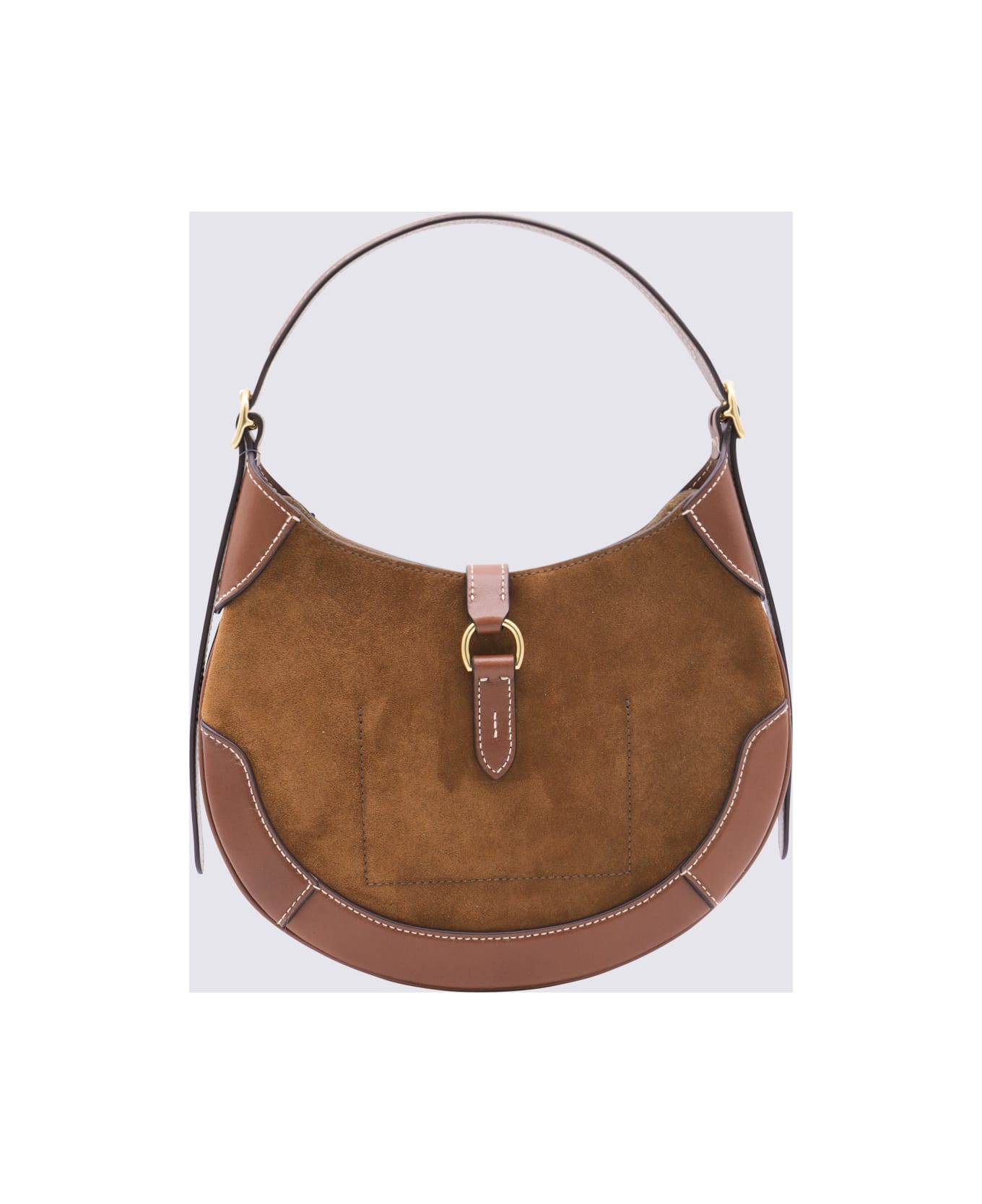 Polo Ralph Lauren Brown Leather Shoulder Bag - CINNNAMON/CUOIO