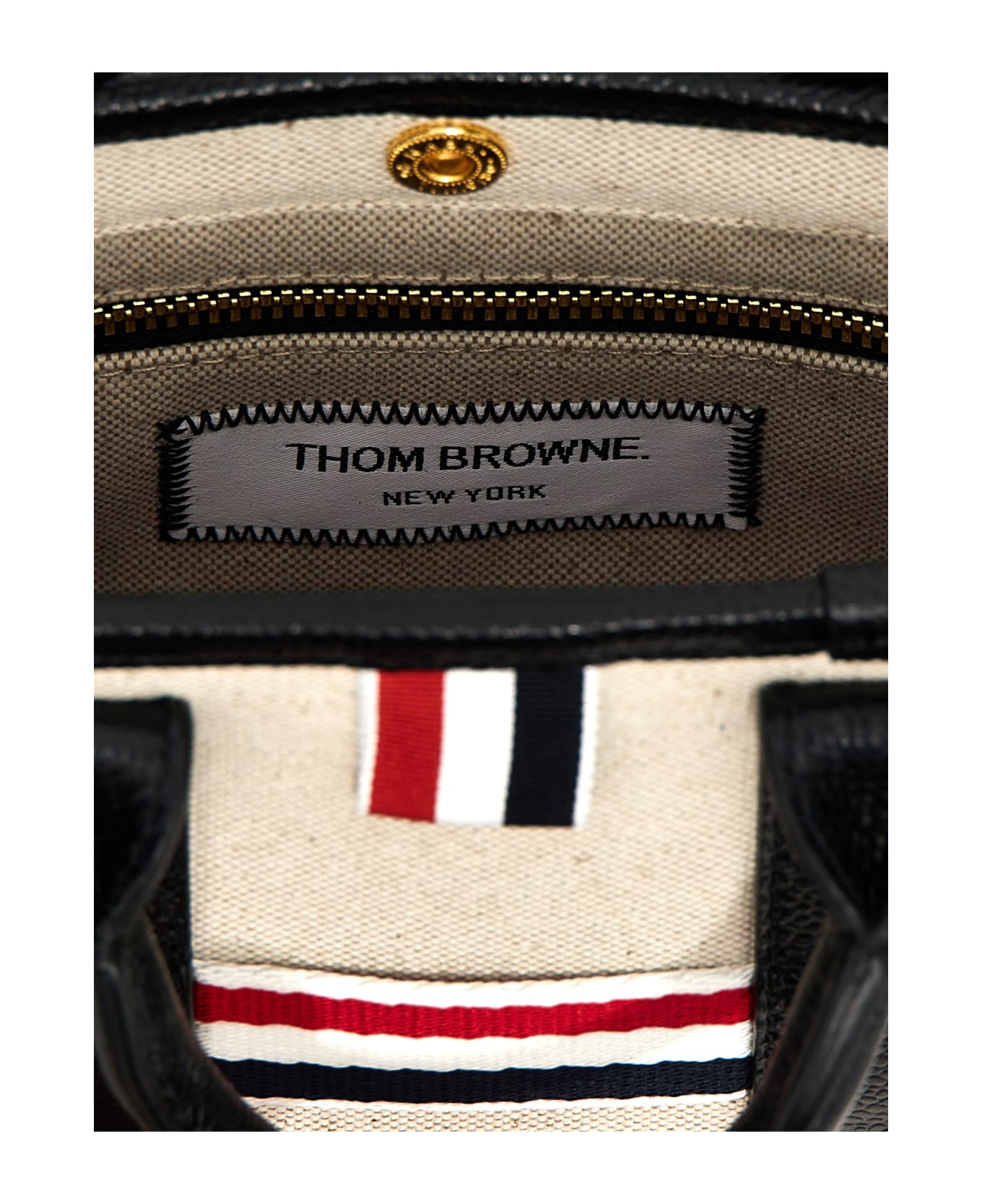 Thom Browne 
micro Tool Tote
 Handbag - Black
