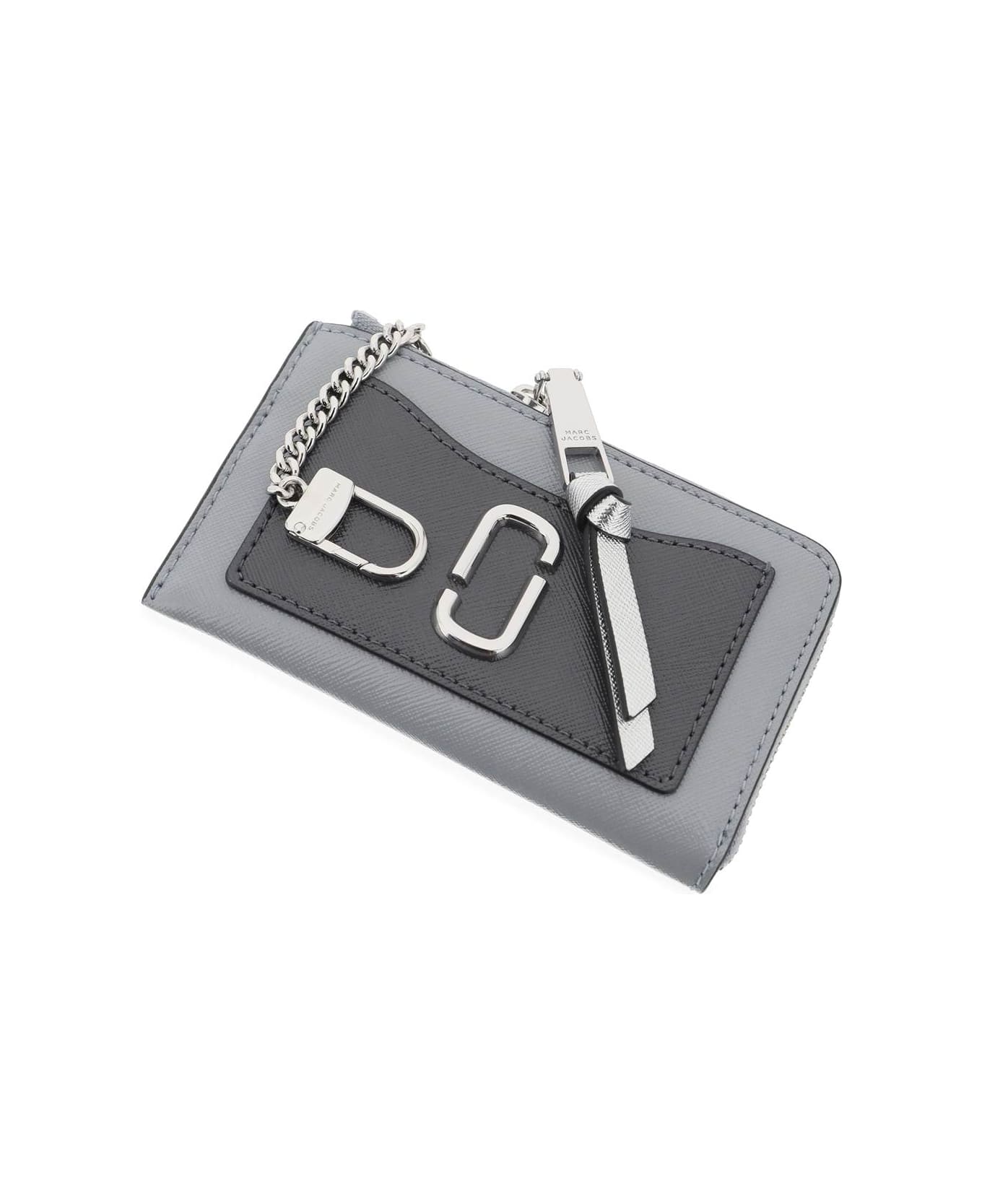 Marc Jacobs The Utility Snapshot Top Zip Multi Wallet - WOLF GREY MULTI (Grey)