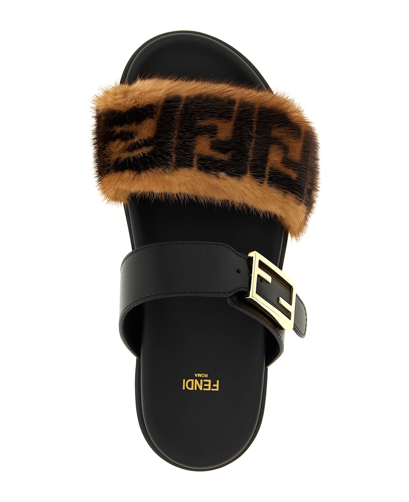 Fendi 'fendi Feel' Slides - Multicolor