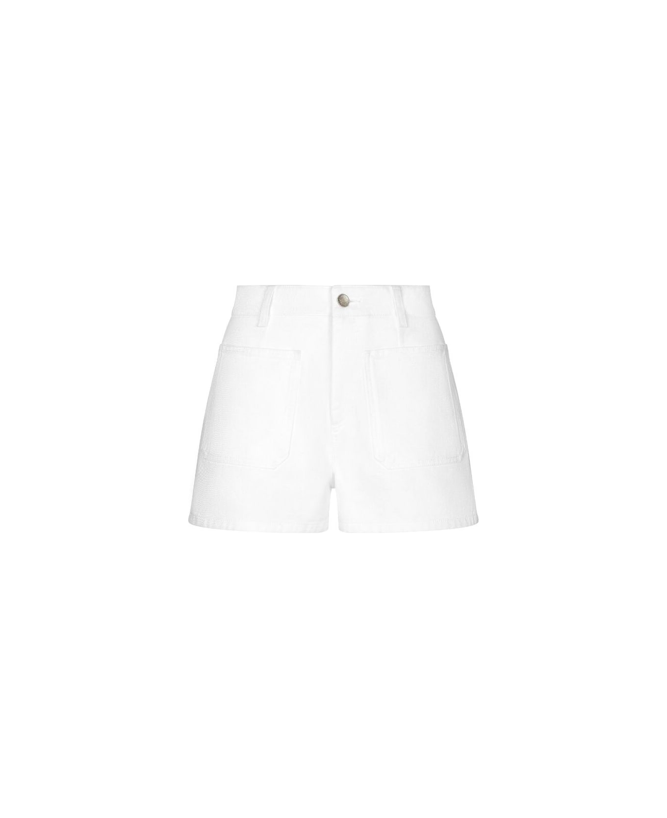 Dolce & Gabbana Short In Cotone - White