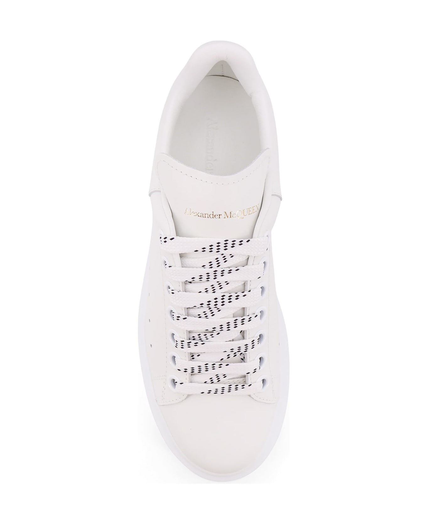 Alexander McQueen Oversize Leather Sneakers - White