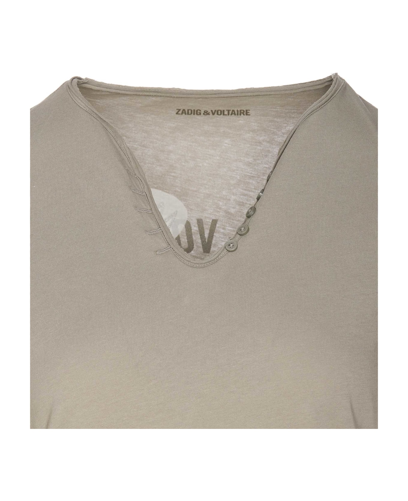 Zadig & Voltaire Tunisien T-shirt - Grey Tシャツ