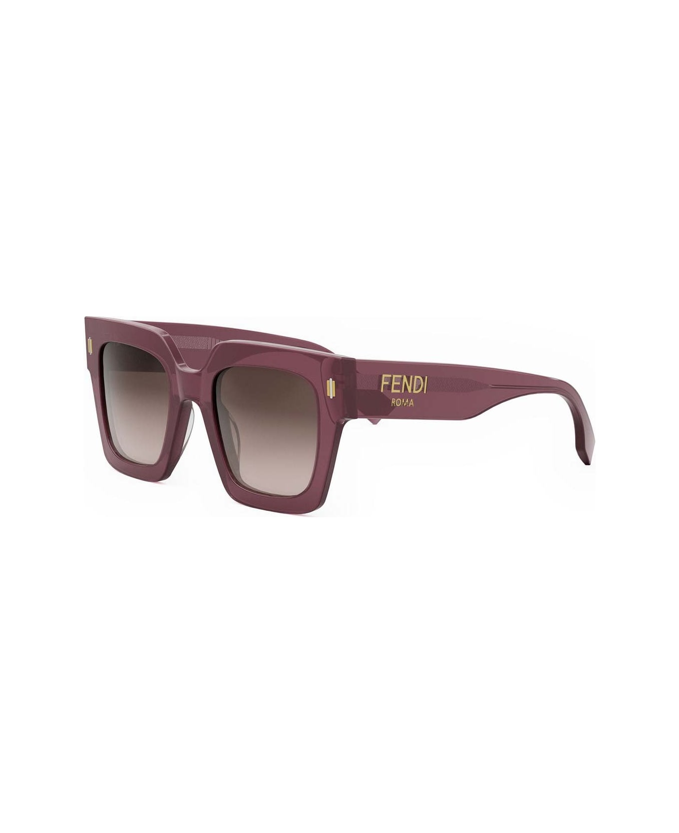 Fendi Eyewear Sunglasses - Viola/Marrone sfumato
