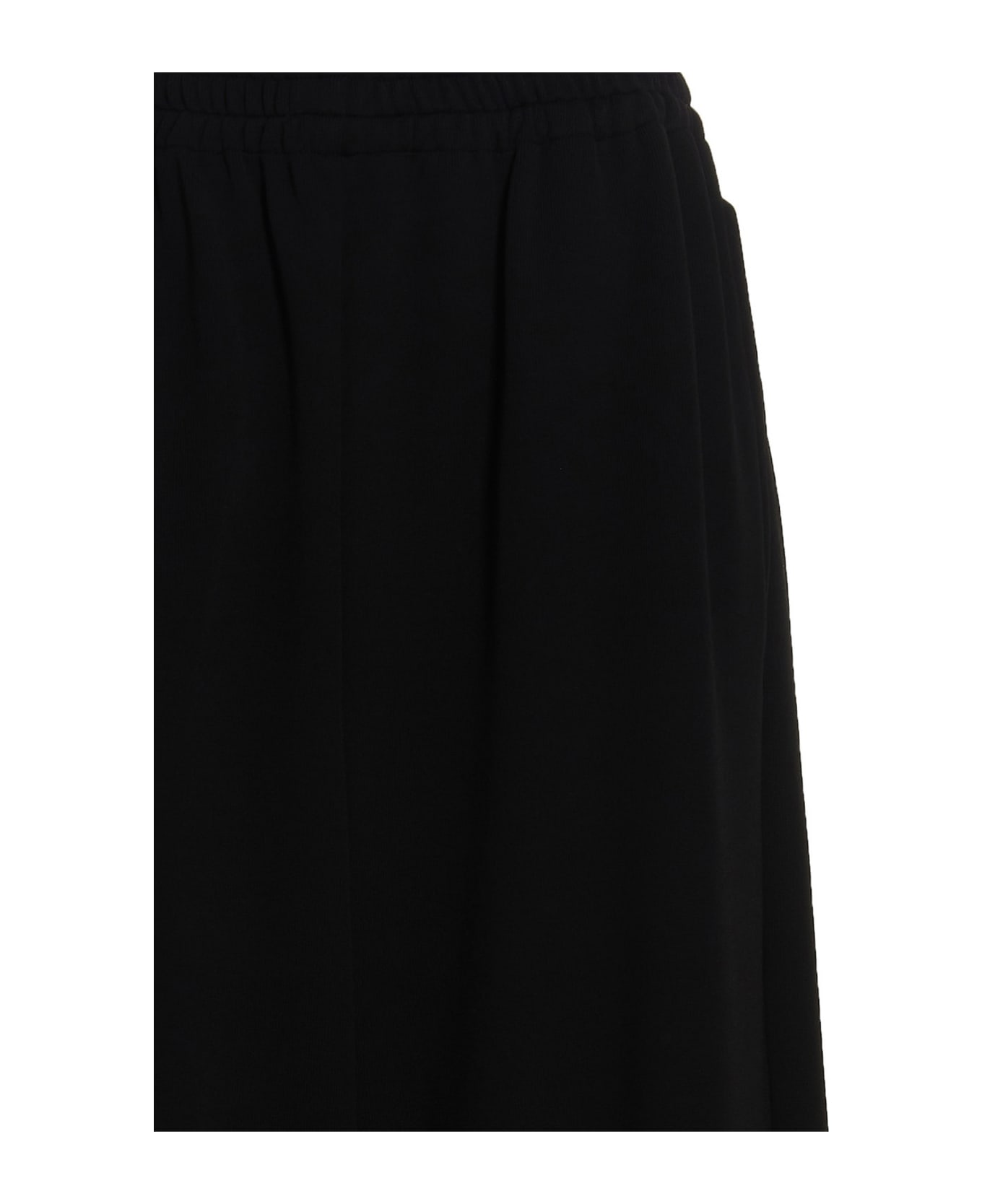 Balenciaga Loose Fit Viscose Trousers - BLACK