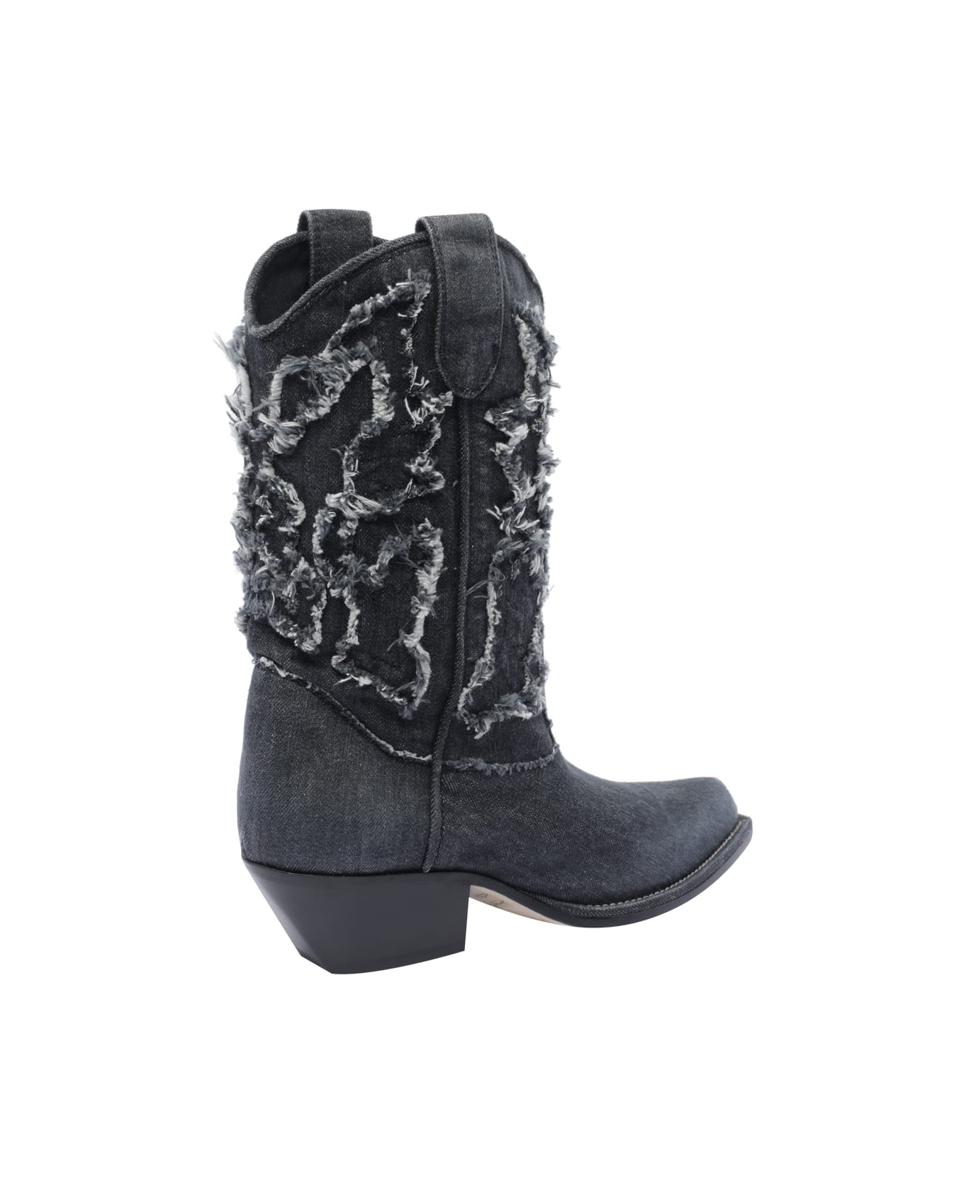 Vic Matié Texan Booties - Black