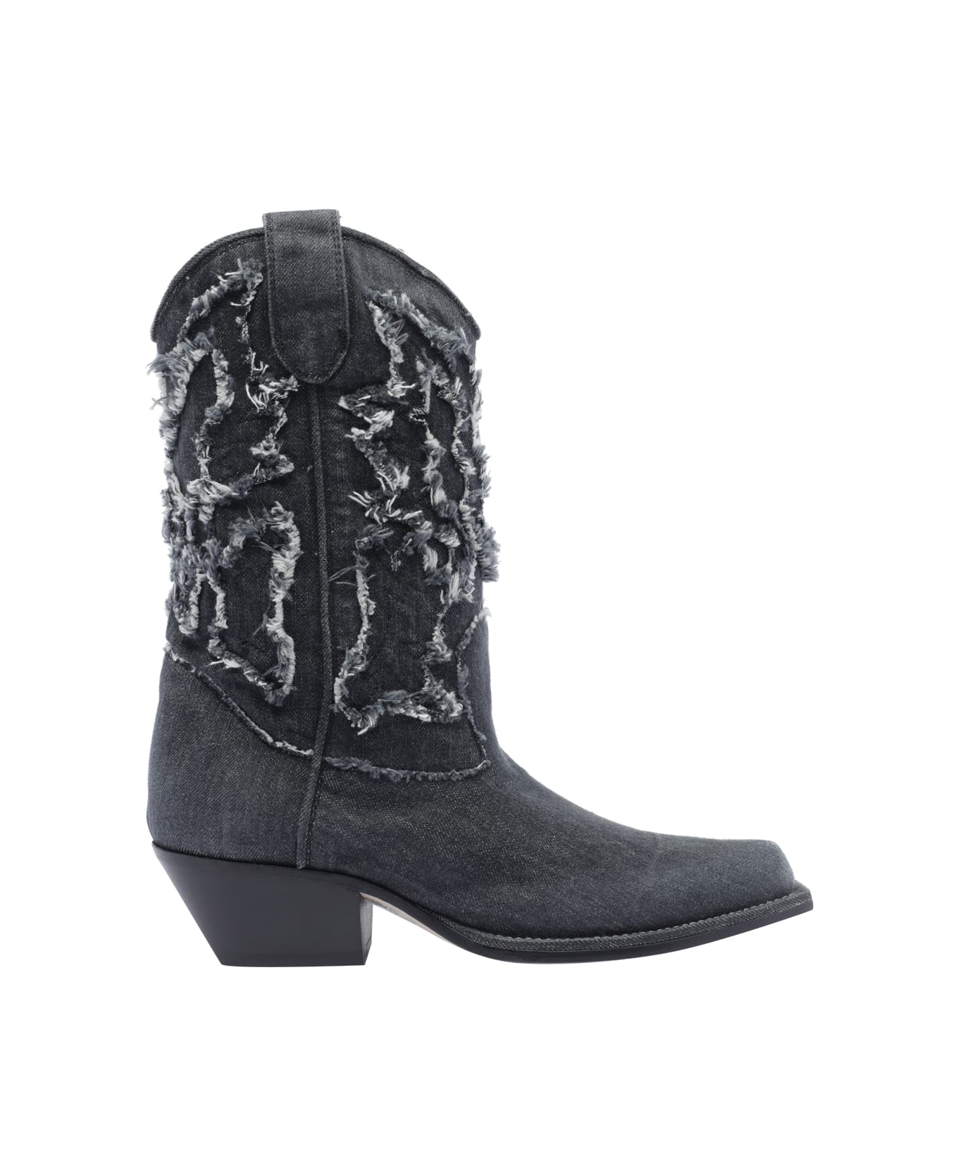 Vic Matié Texan Booties - Black