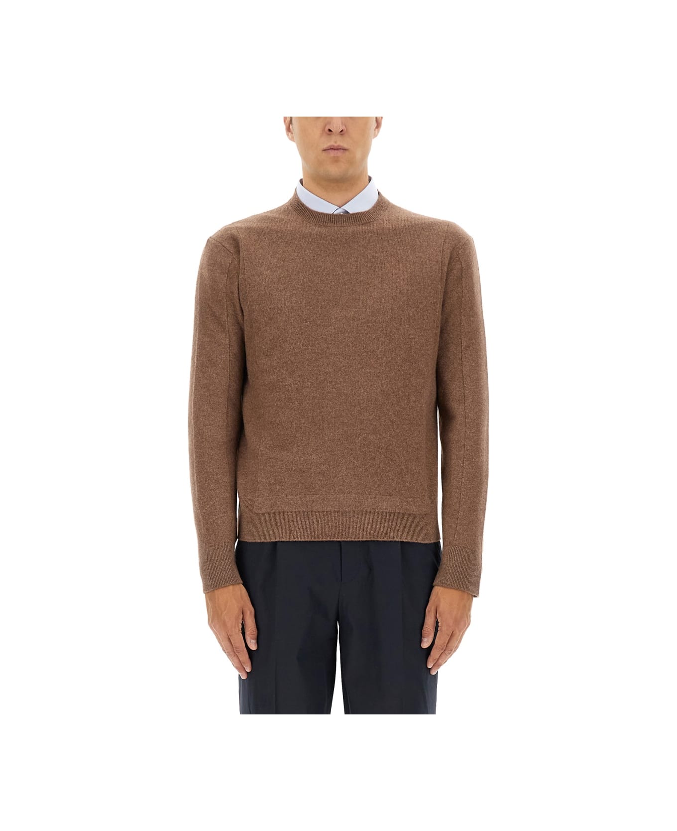 Zegna Wool And Cashmere Sweater - BROWN
