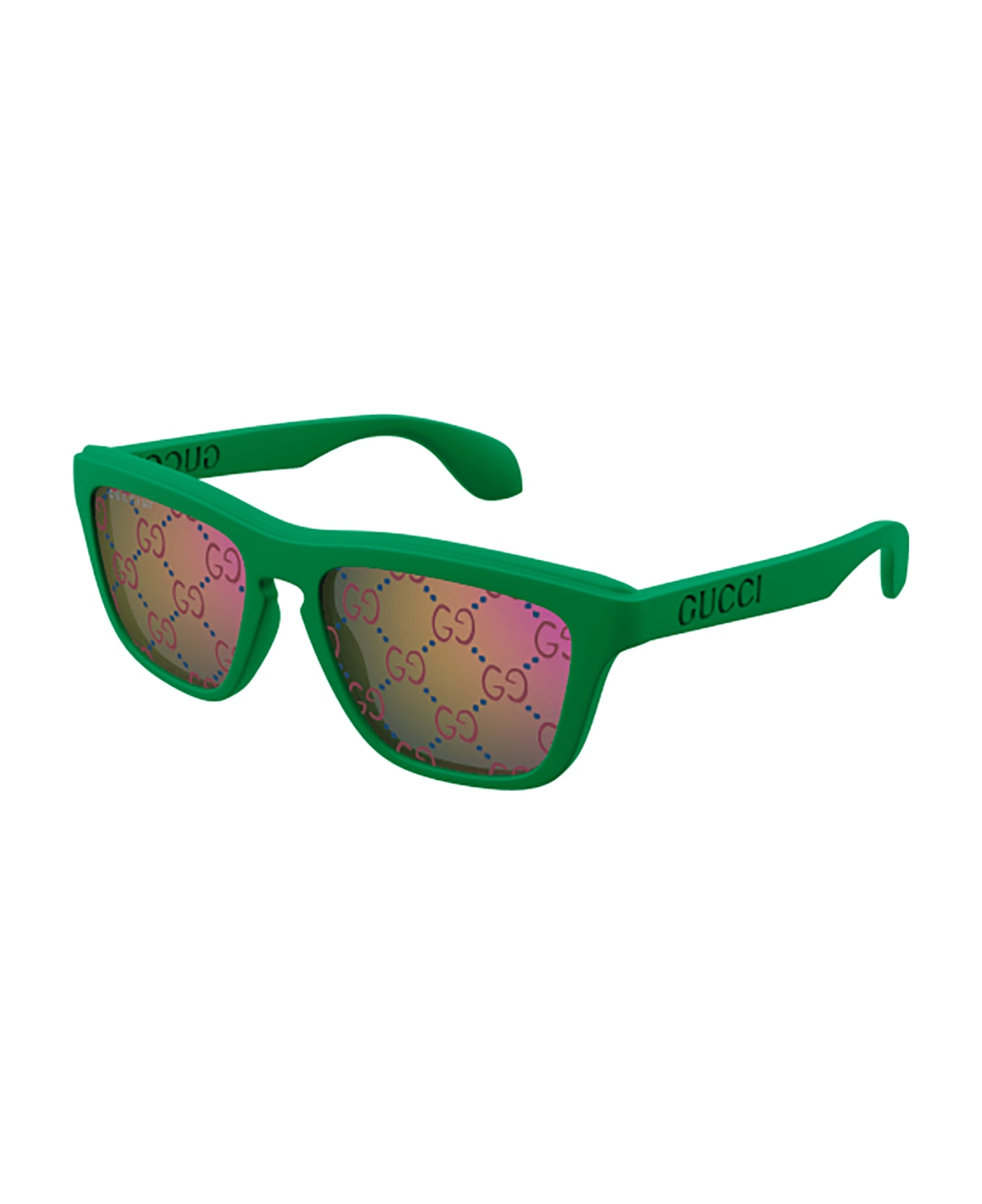 Gucci Eyewear GG1571S bellux Sunglasses - Green Green Blue