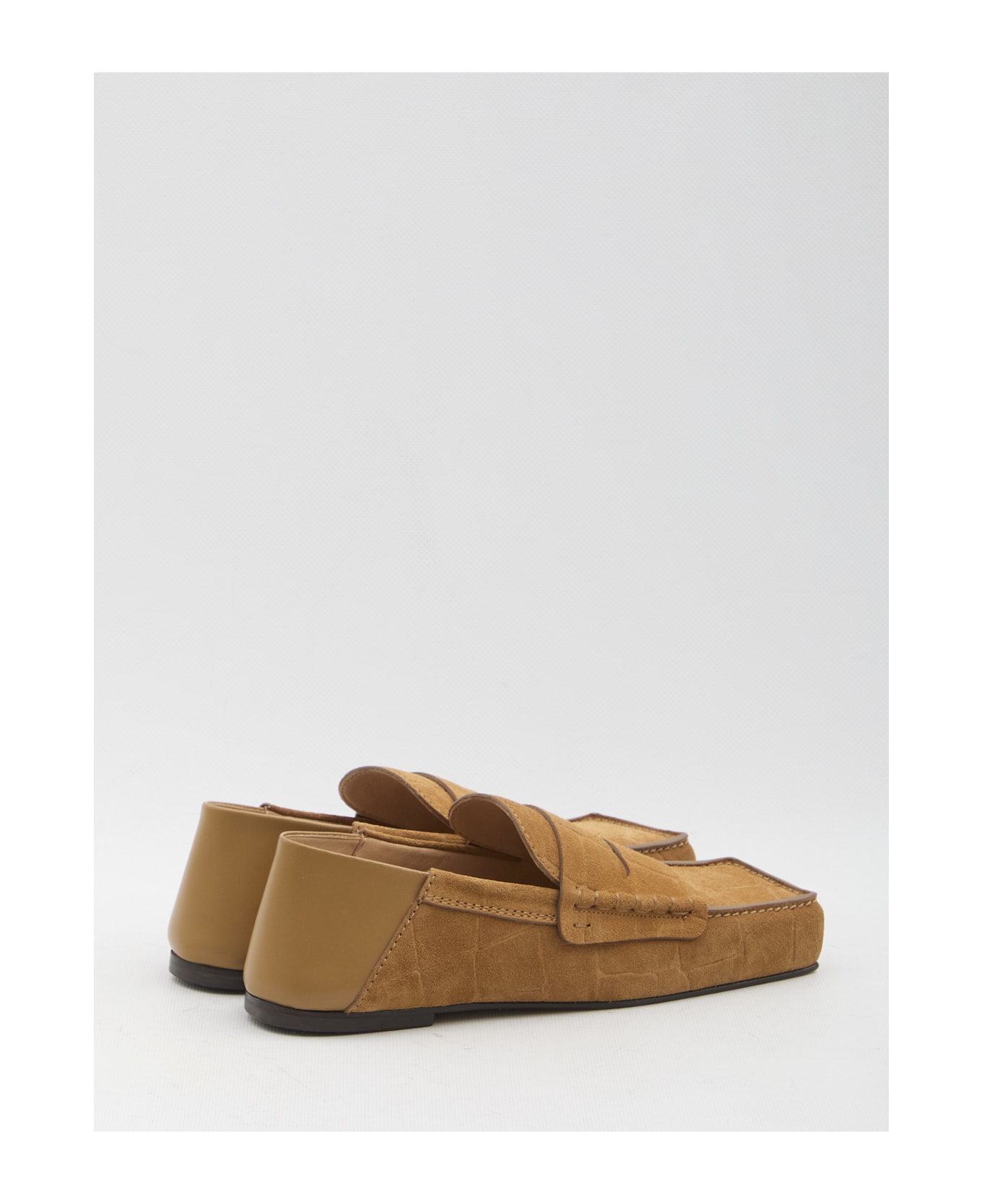 Jacquemus Carré Loafers - BEIGE