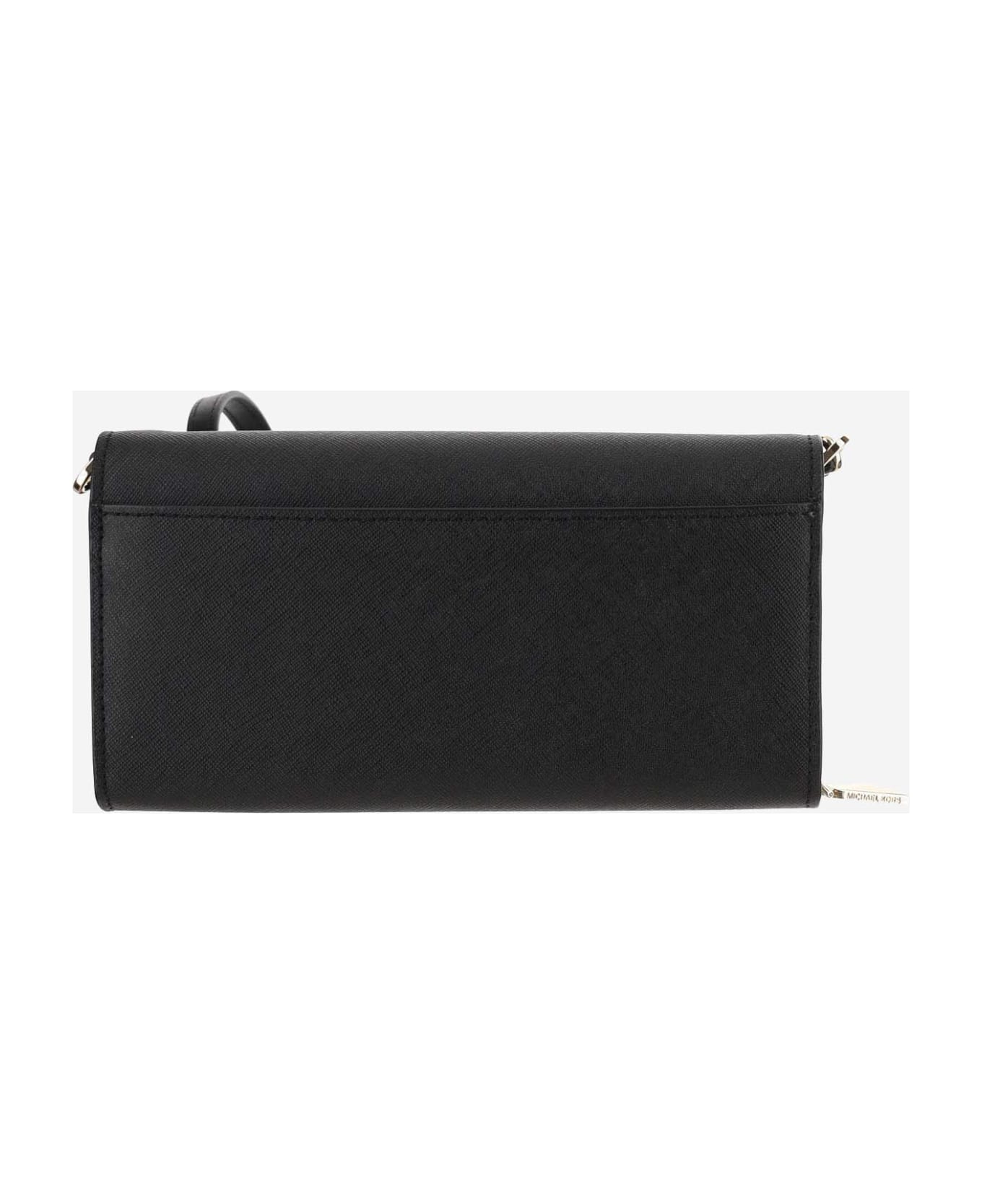 Michael Kors Wallet With Shoulder Strap - Black