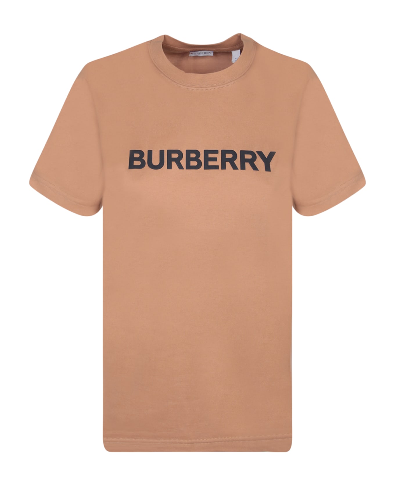 Burberry Logo Printed Crewneck T-shirt - Camel legacy