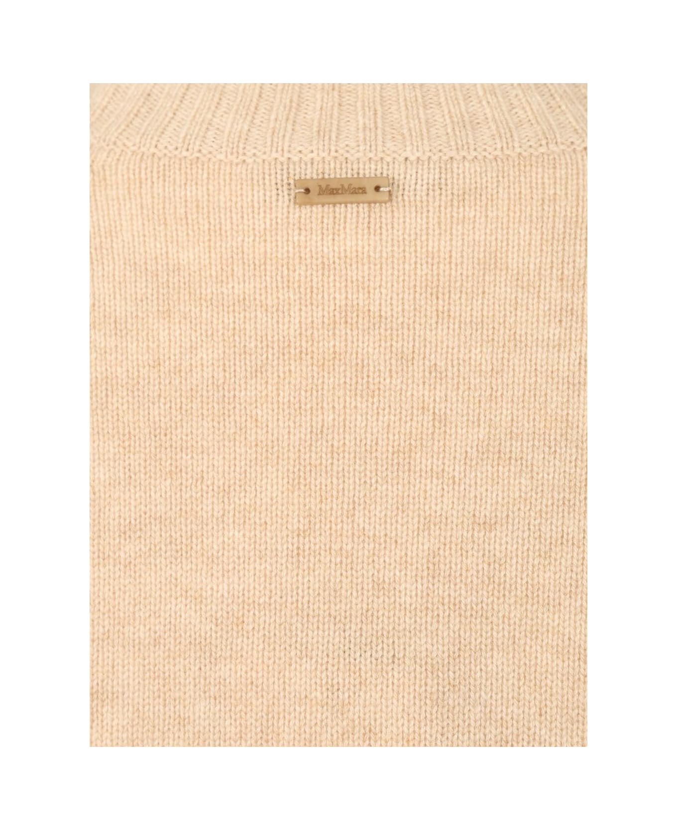 Max Mara Oversized Wool And Cashmere Sweater - BEIGE