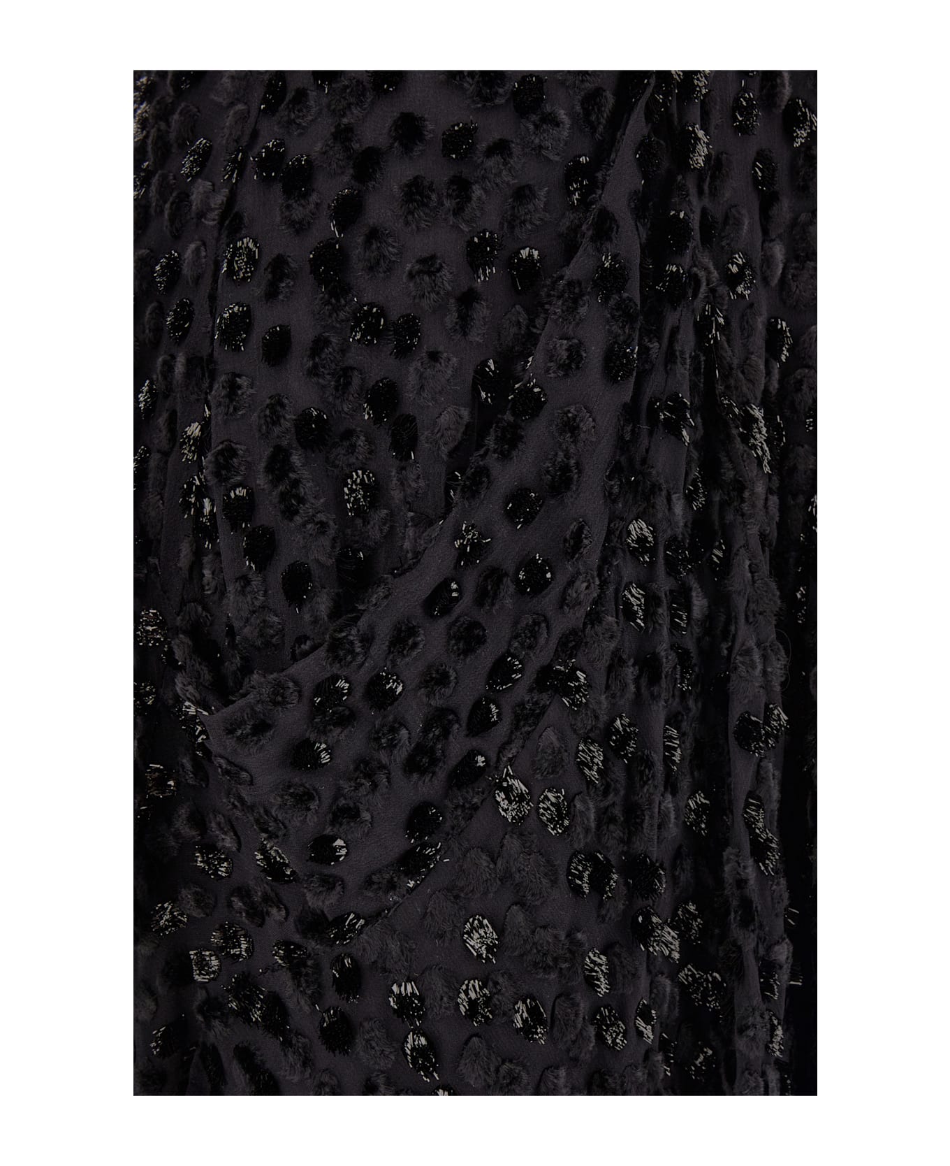 Isabel Marant Black Viscose Blend Dress - 01BK