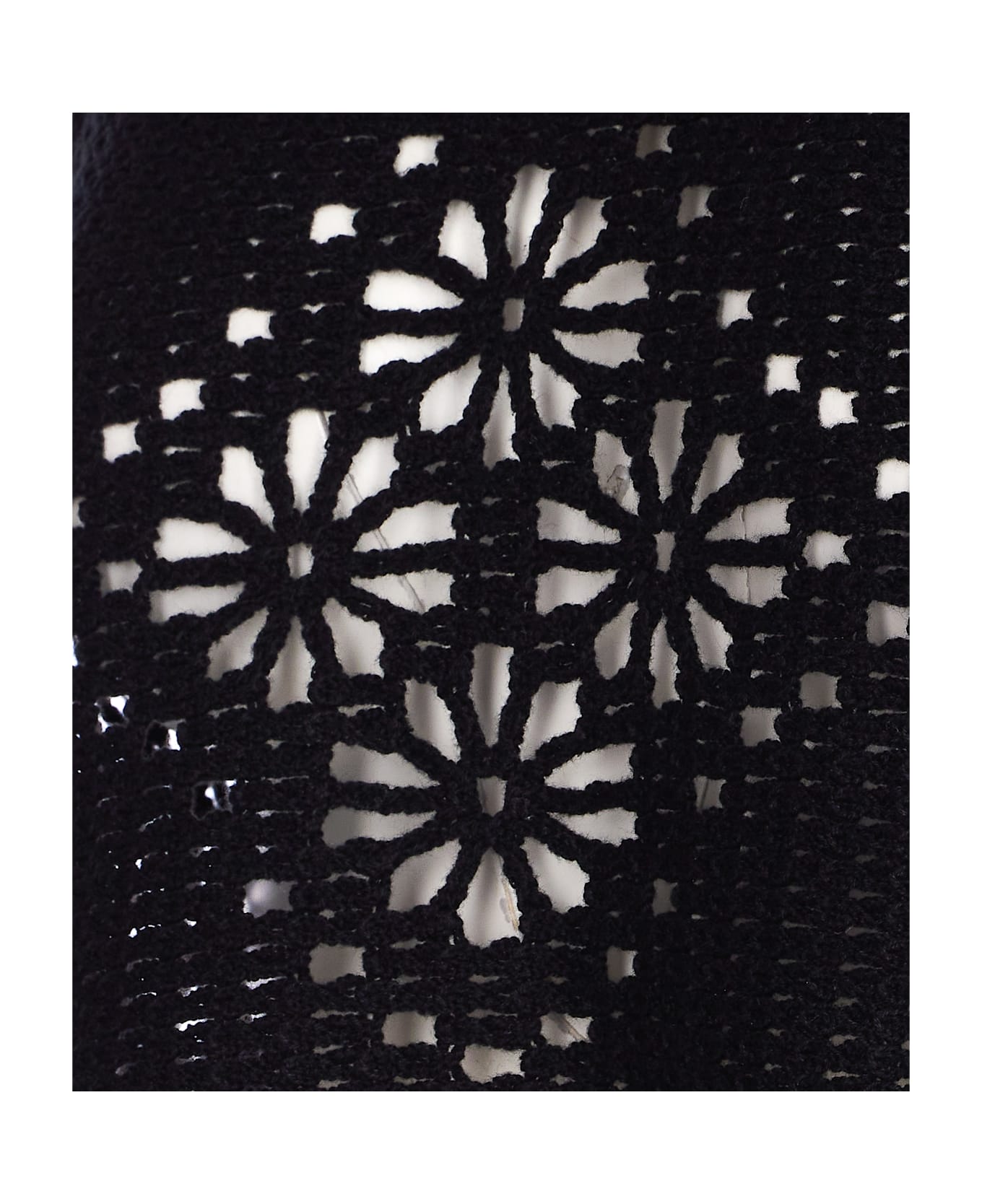 TwinSet Embroidered Top - Black