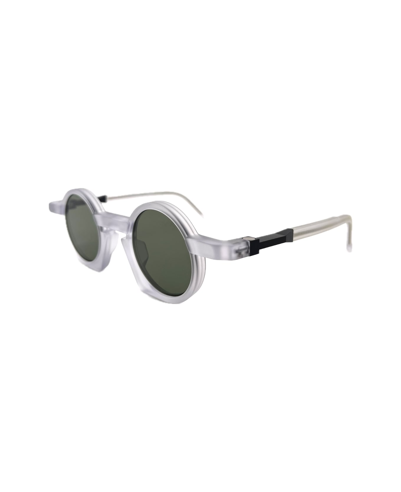 VAVA Eyewear Bl0043 Black Label Crystal Matte Sunglasses - Trasparente