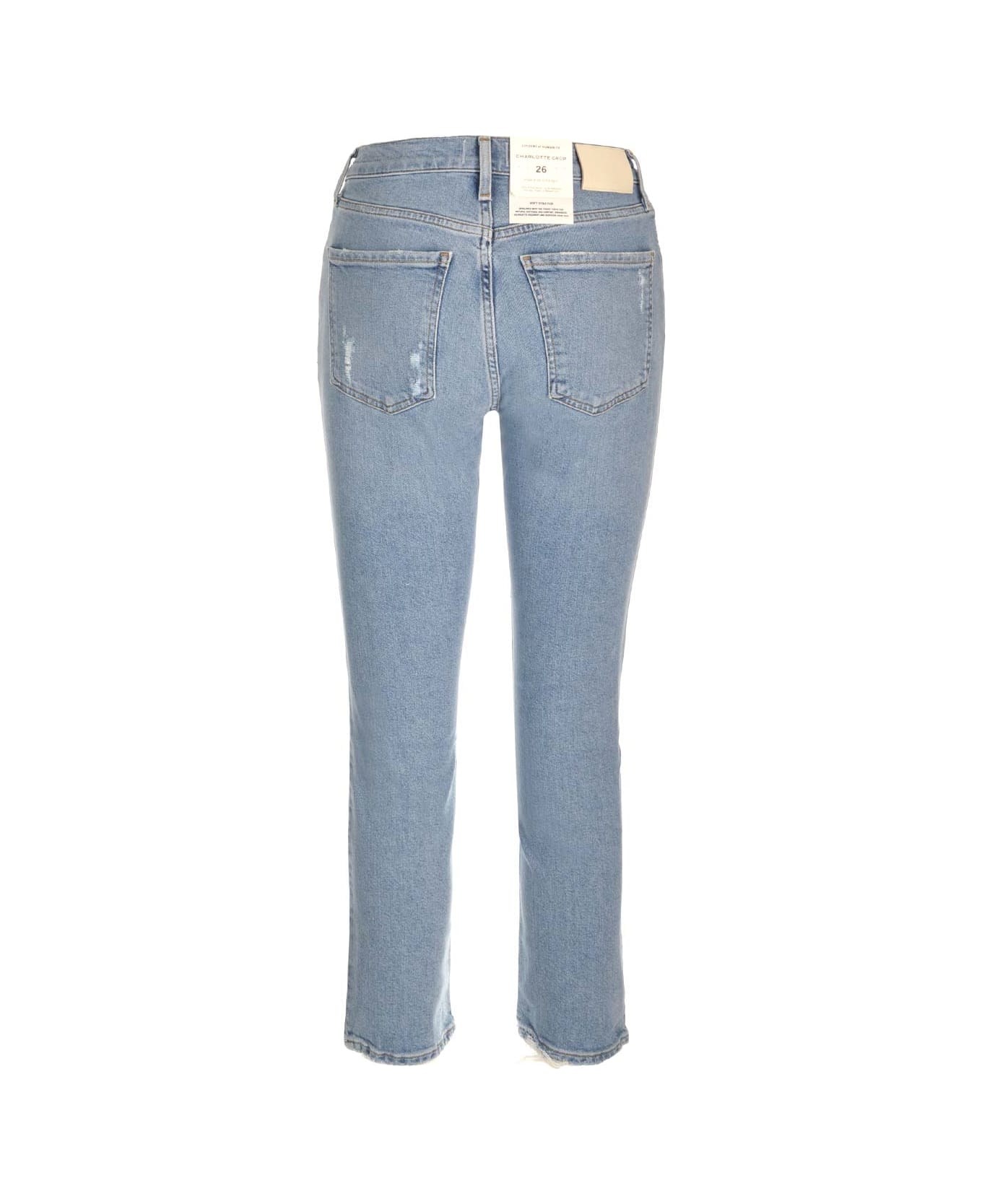 Citizens of Humanity "dalia" Straight Jeans - Light blue