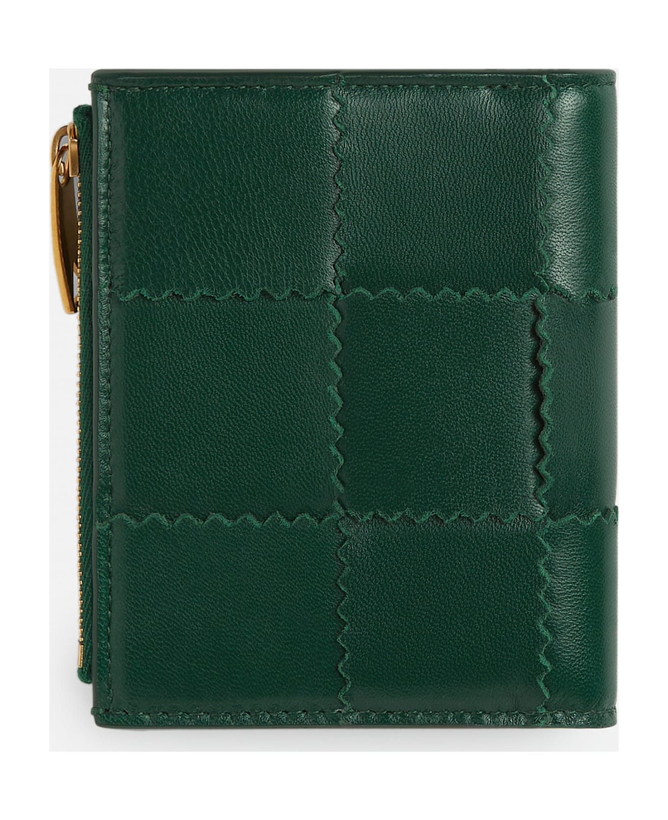 Bottega Veneta Small Bi-fold Leather Wallet - Green 財布